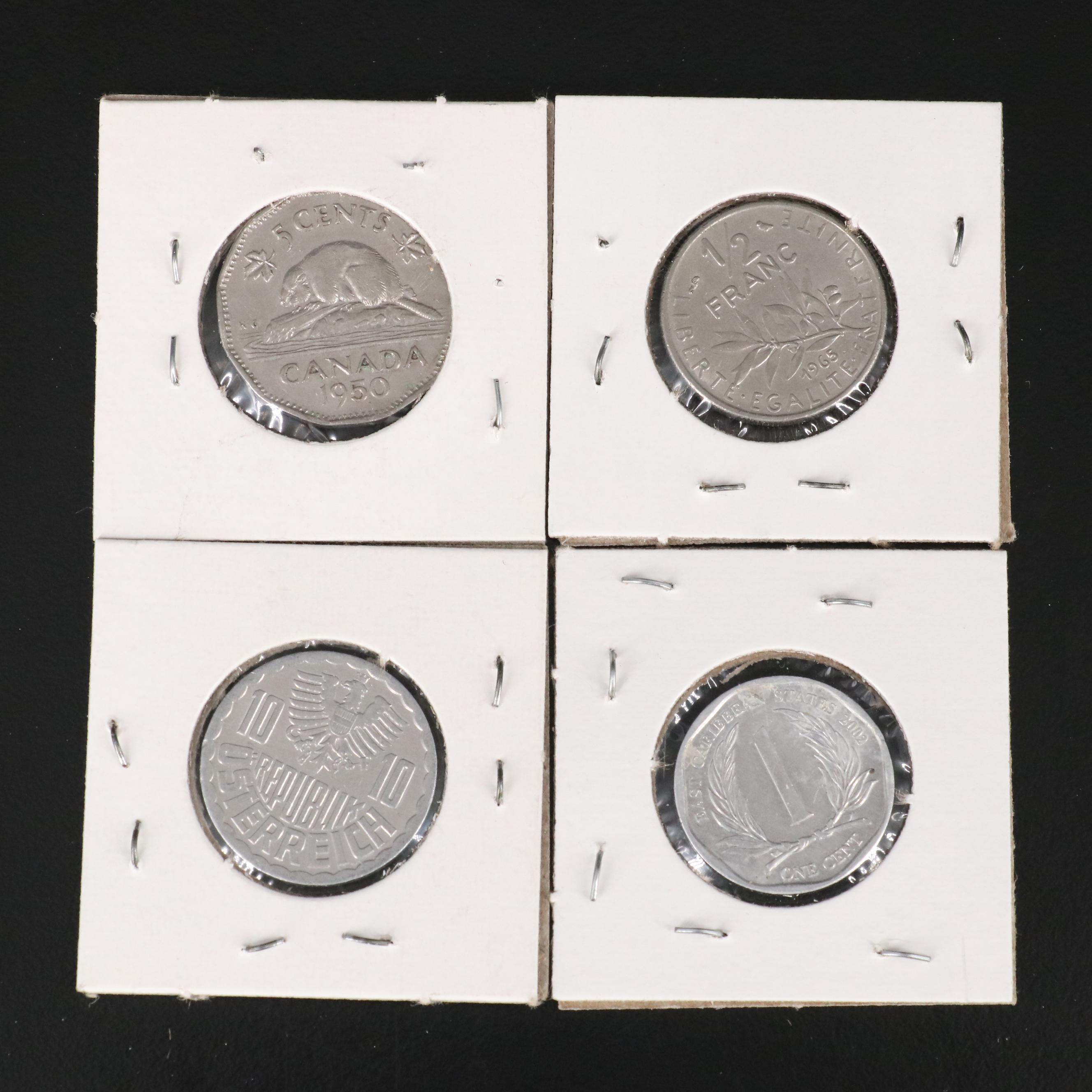Collection of More Than 400 Modern Foreign Coins