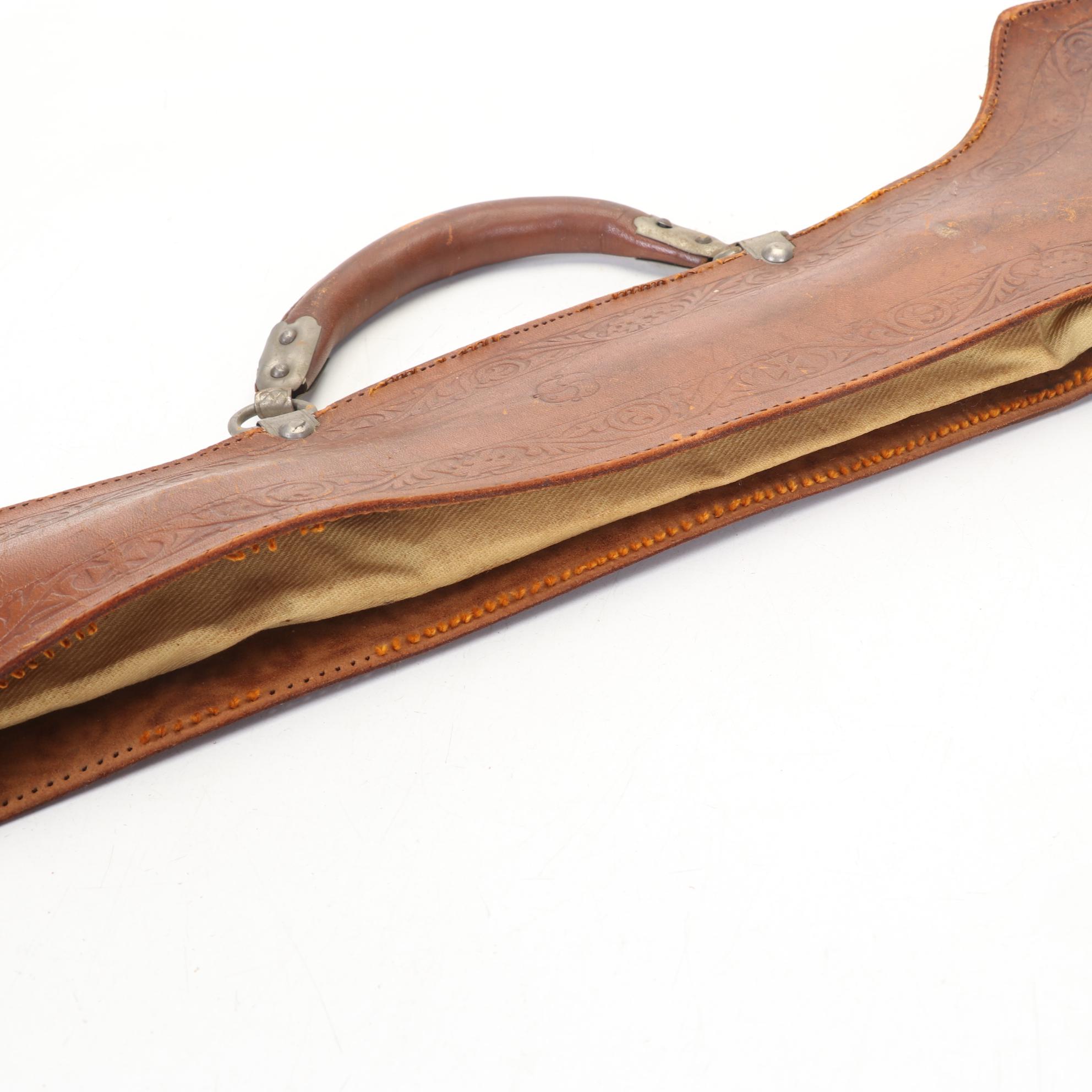 Masonic Knights Templar Ceremonial Sword With Leather Scabbard