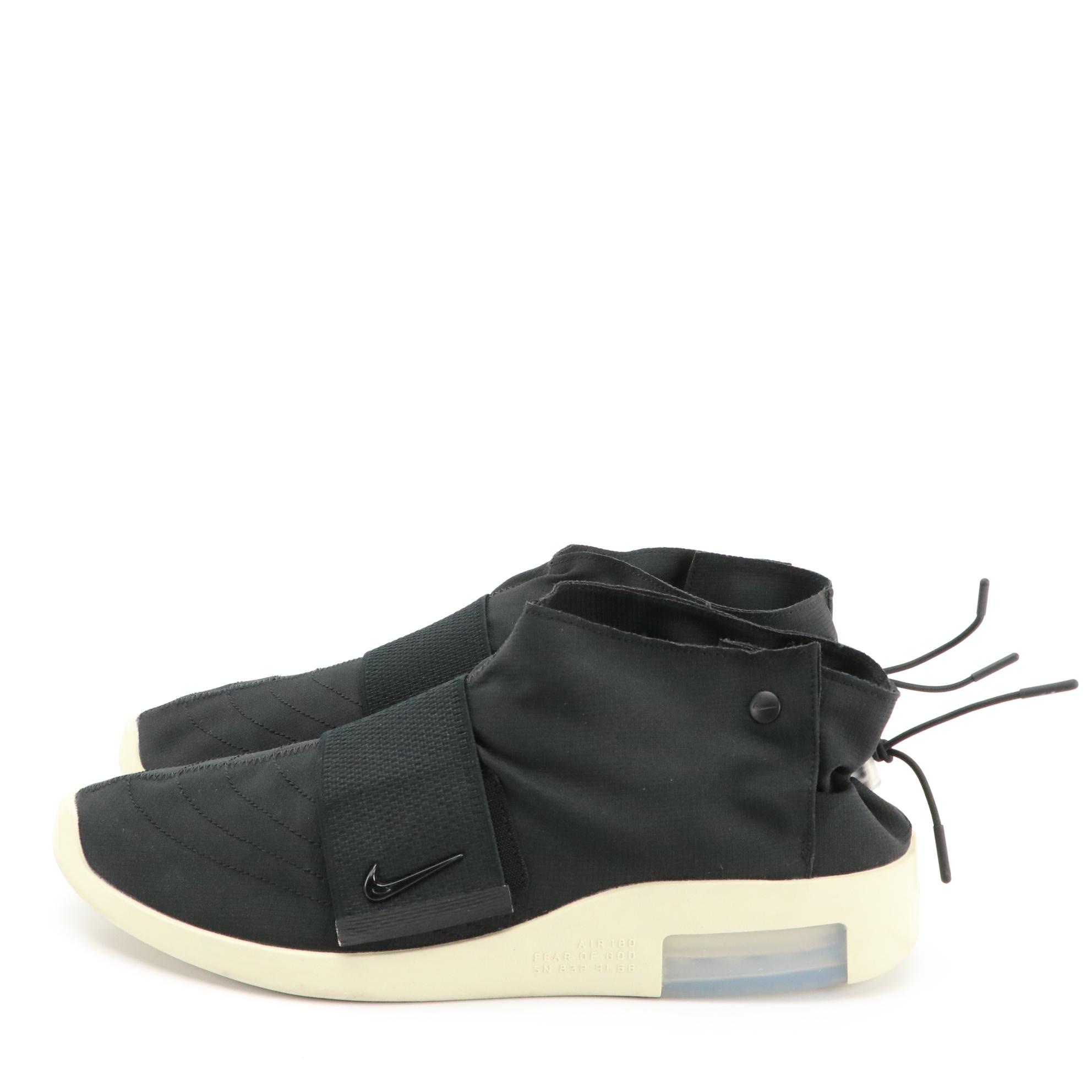 Men's Nike Patent Leather Blazer Low Sacai, Fear of God Moccasin Sneakers in Box