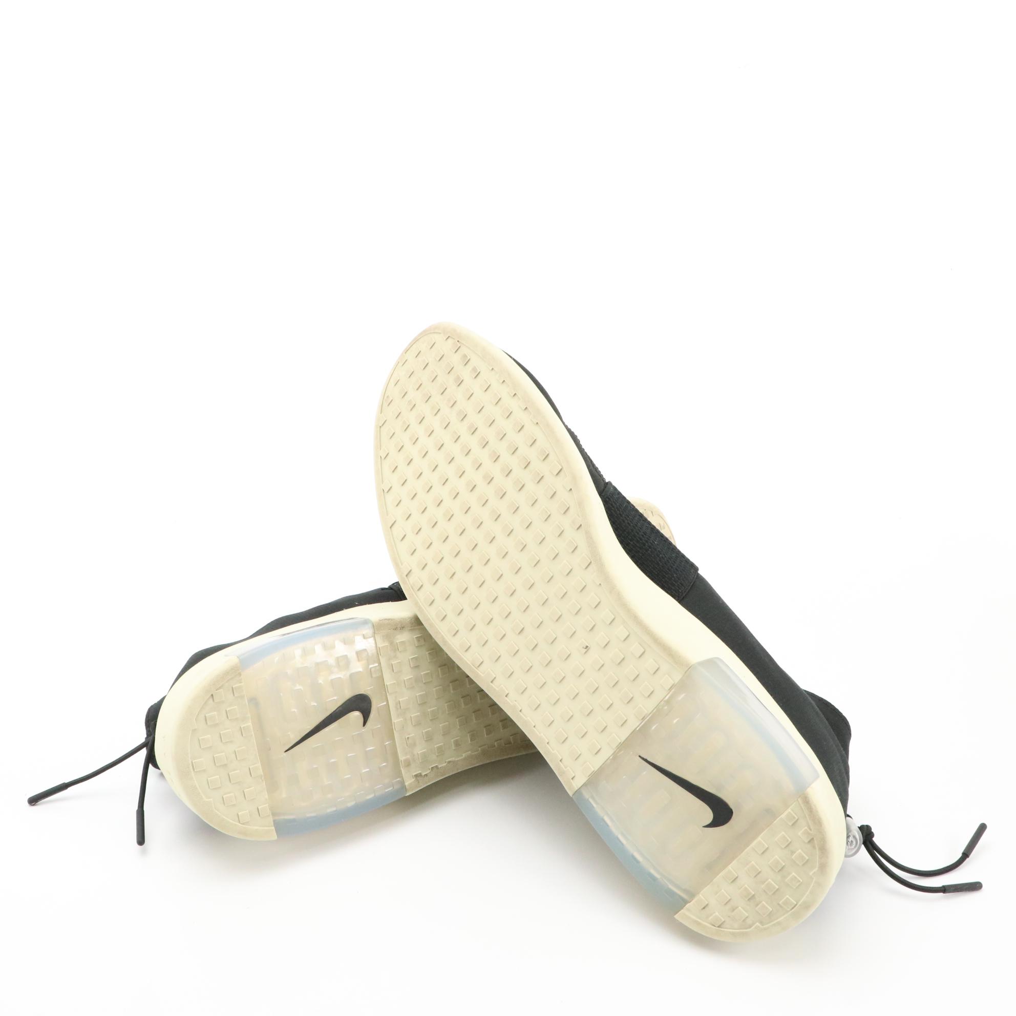 Men's Nike Patent Leather Blazer Low Sacai, Fear of God Moccasin Sneakers in Box