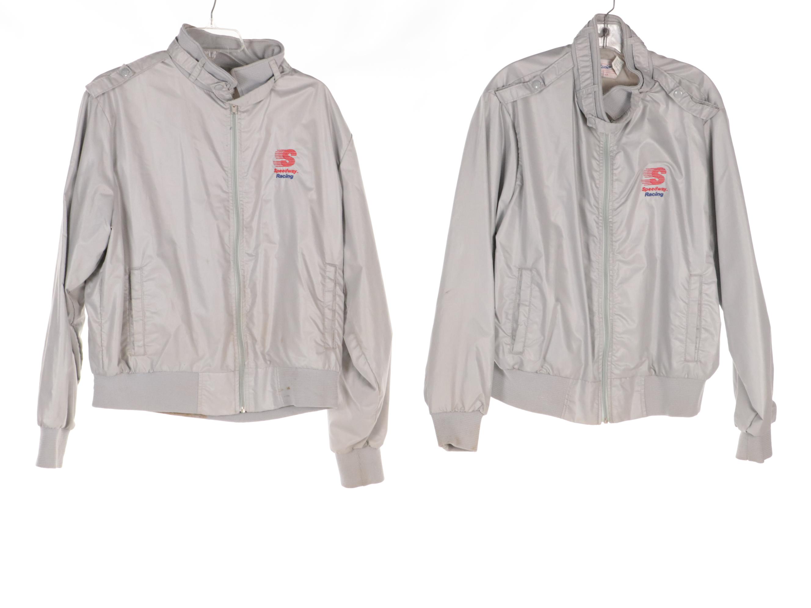 Men's Speedway Racing Apparel Including Jackets, Pants, and Polo