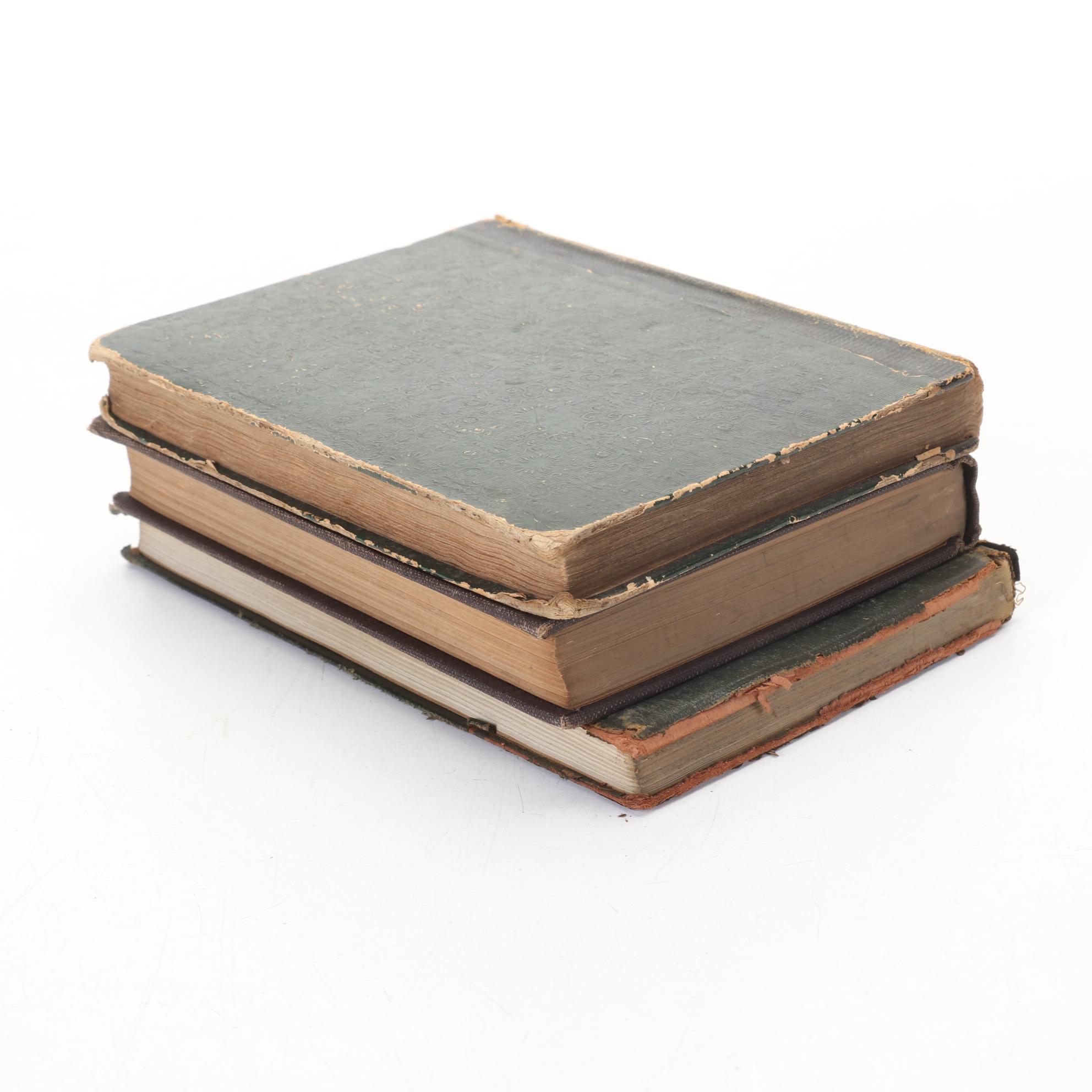 Philadelphia Mfg. Co. Lincoln Bookends, Faux Ivory Stamp Dispenser, and More