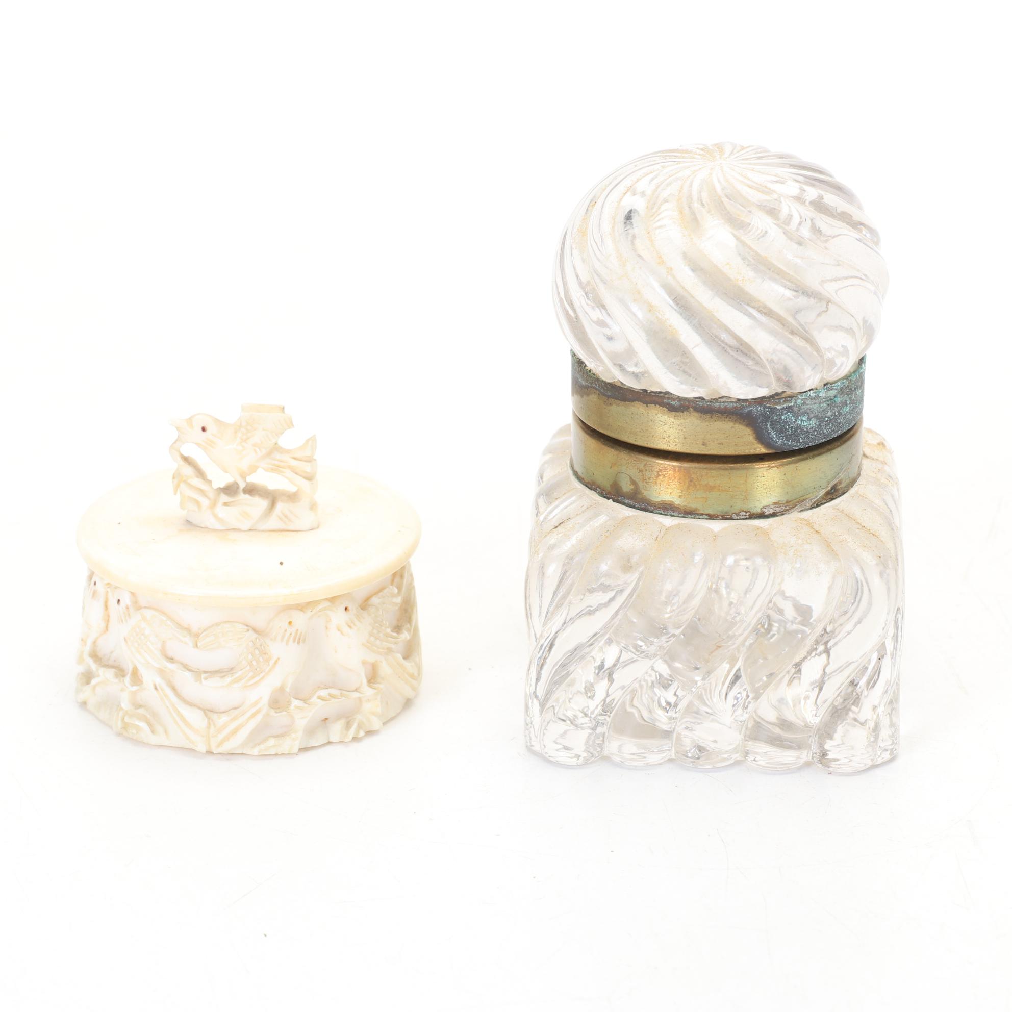 Philadelphia Mfg. Co. Lincoln Bookends, Faux Ivory Stamp Dispenser, and More