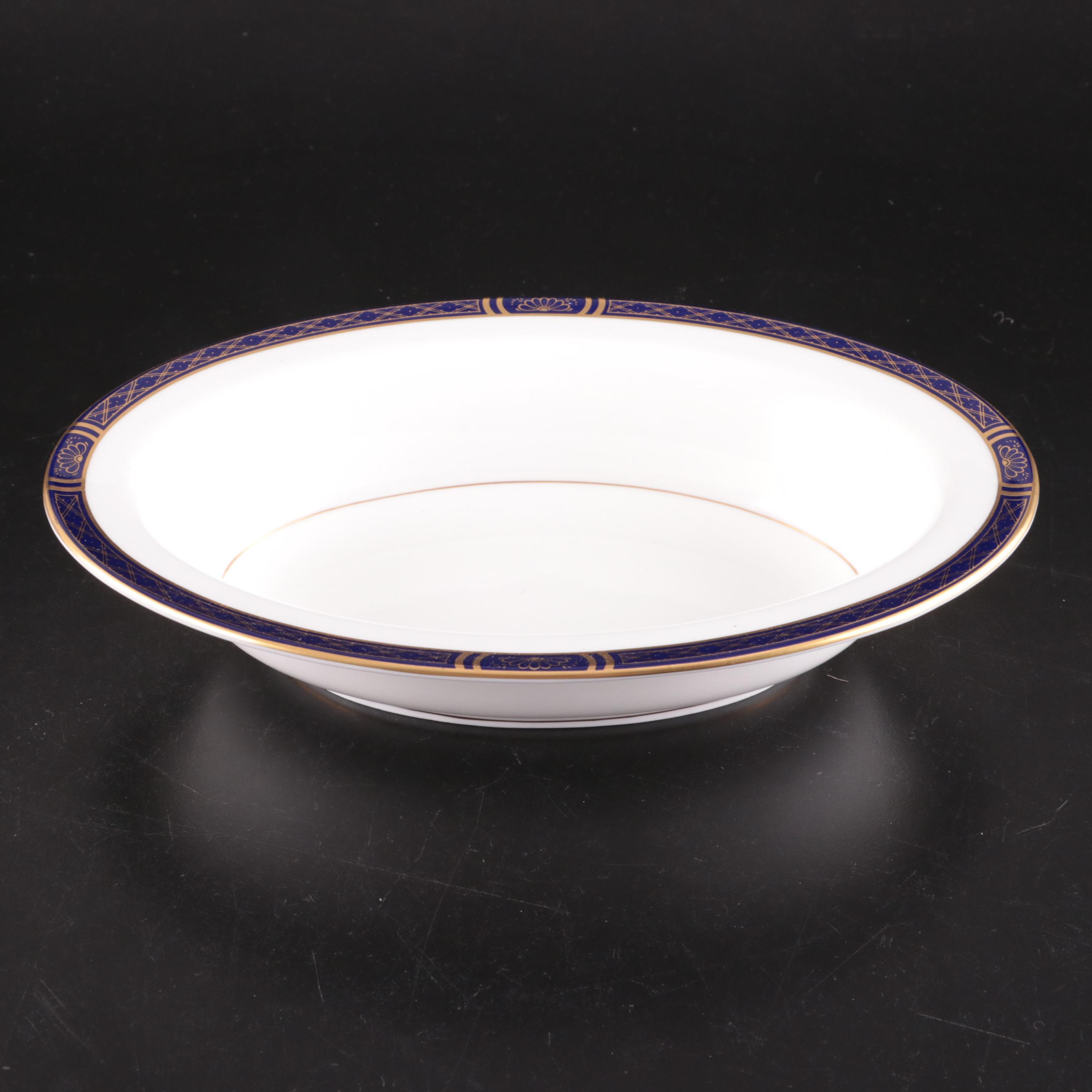 Royal Worcester "Mountbatter Cobalt Blue" Bone China Dinnerware