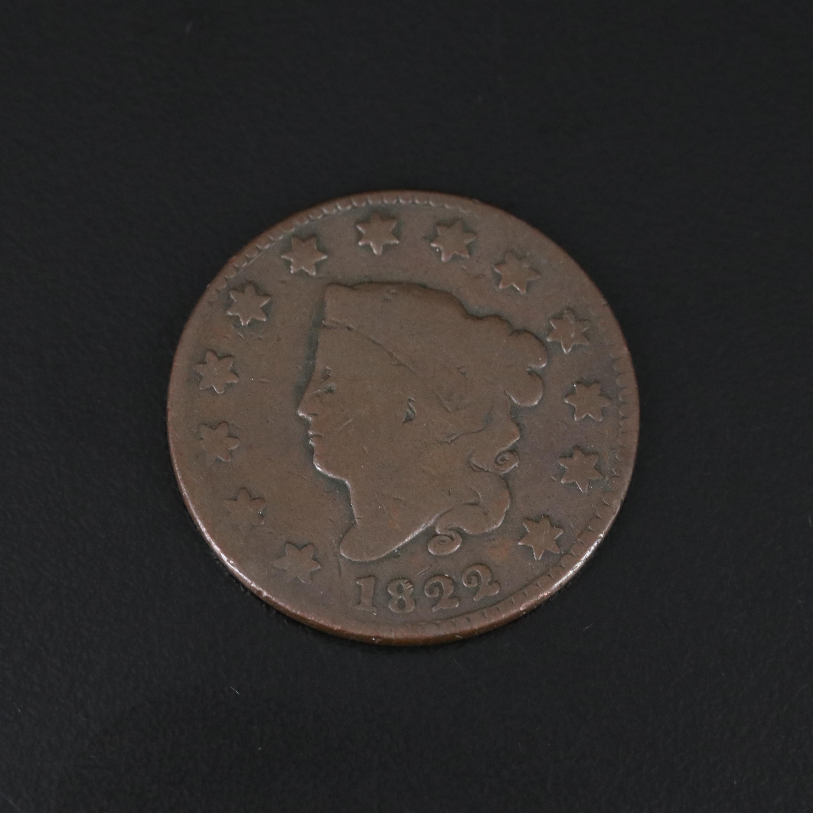 Group of Four United States Large Cents