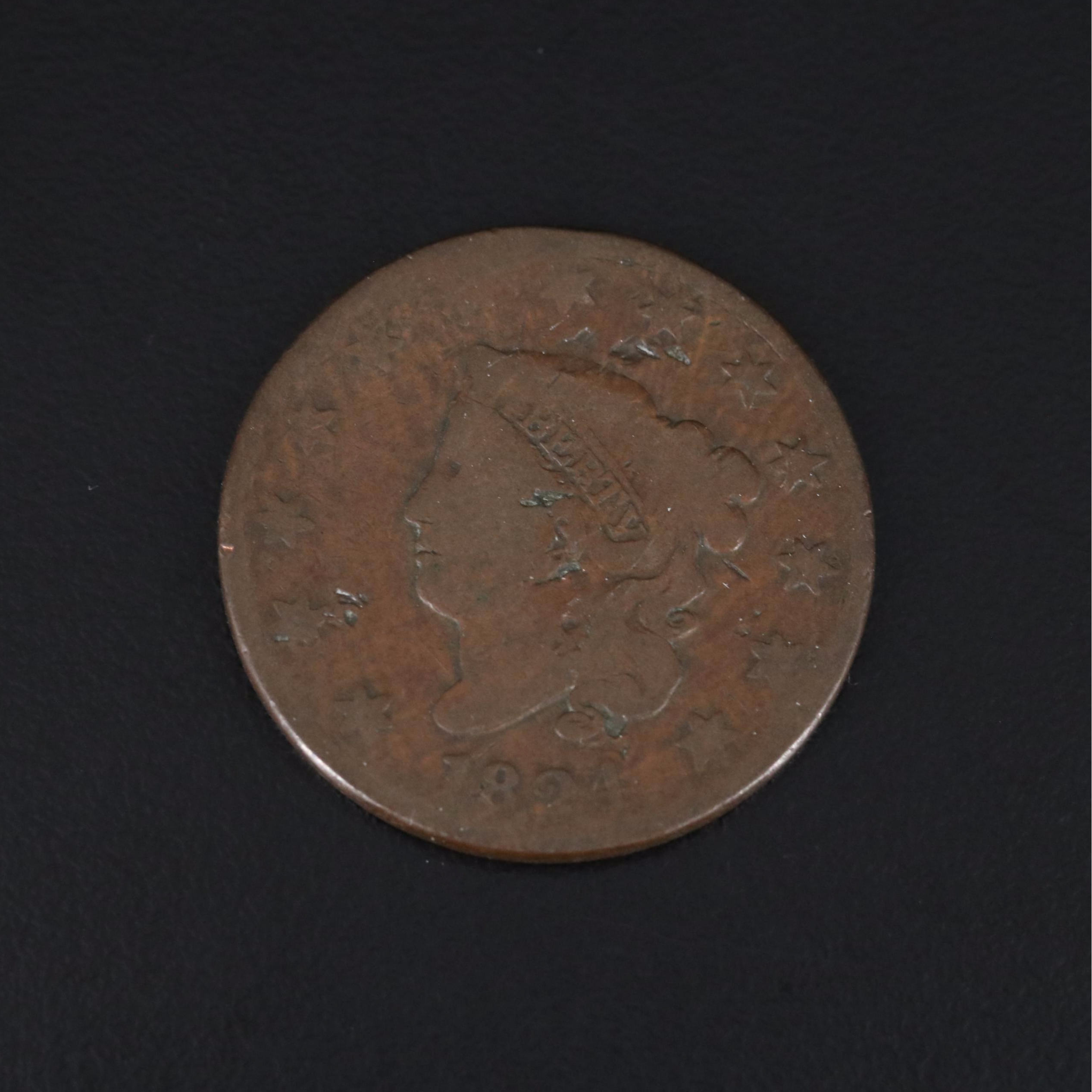 Group of Four United States Large Cents