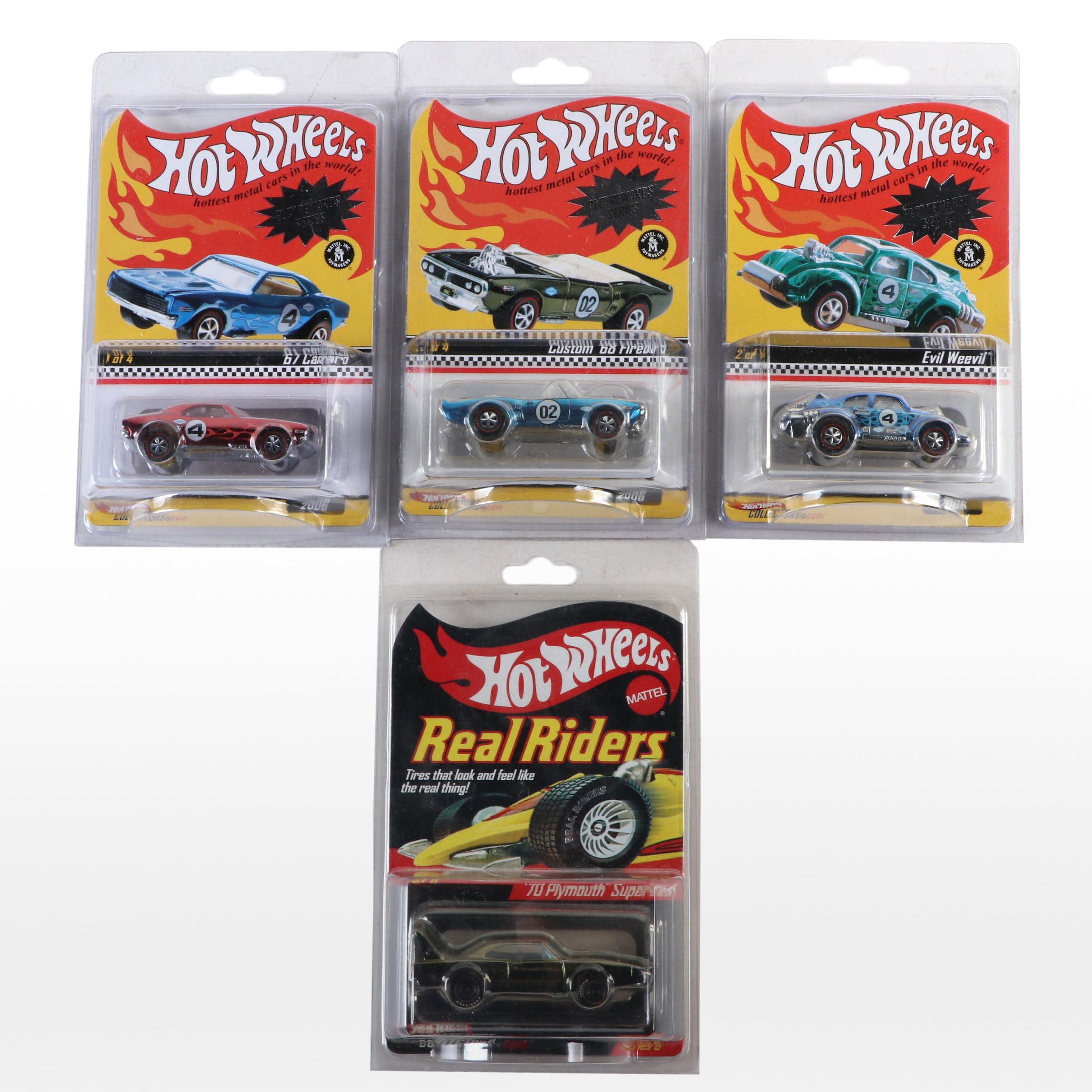 Hot Wheels "Evil Weevil, "Custom 68 Firebird" and More Diecast Toy Cars