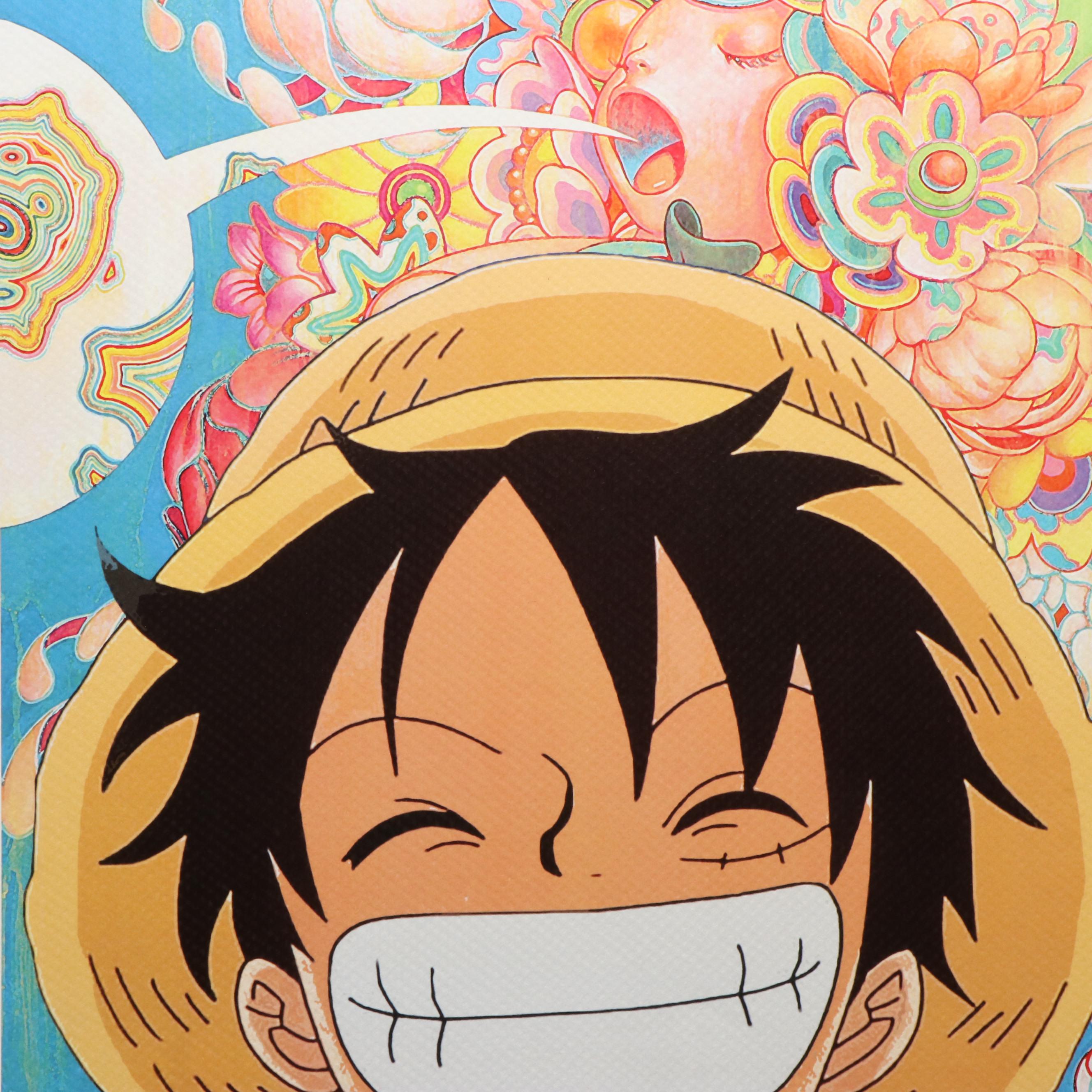 Death NYC Pop Art Graphic of Monkey D Luffy X James Jean