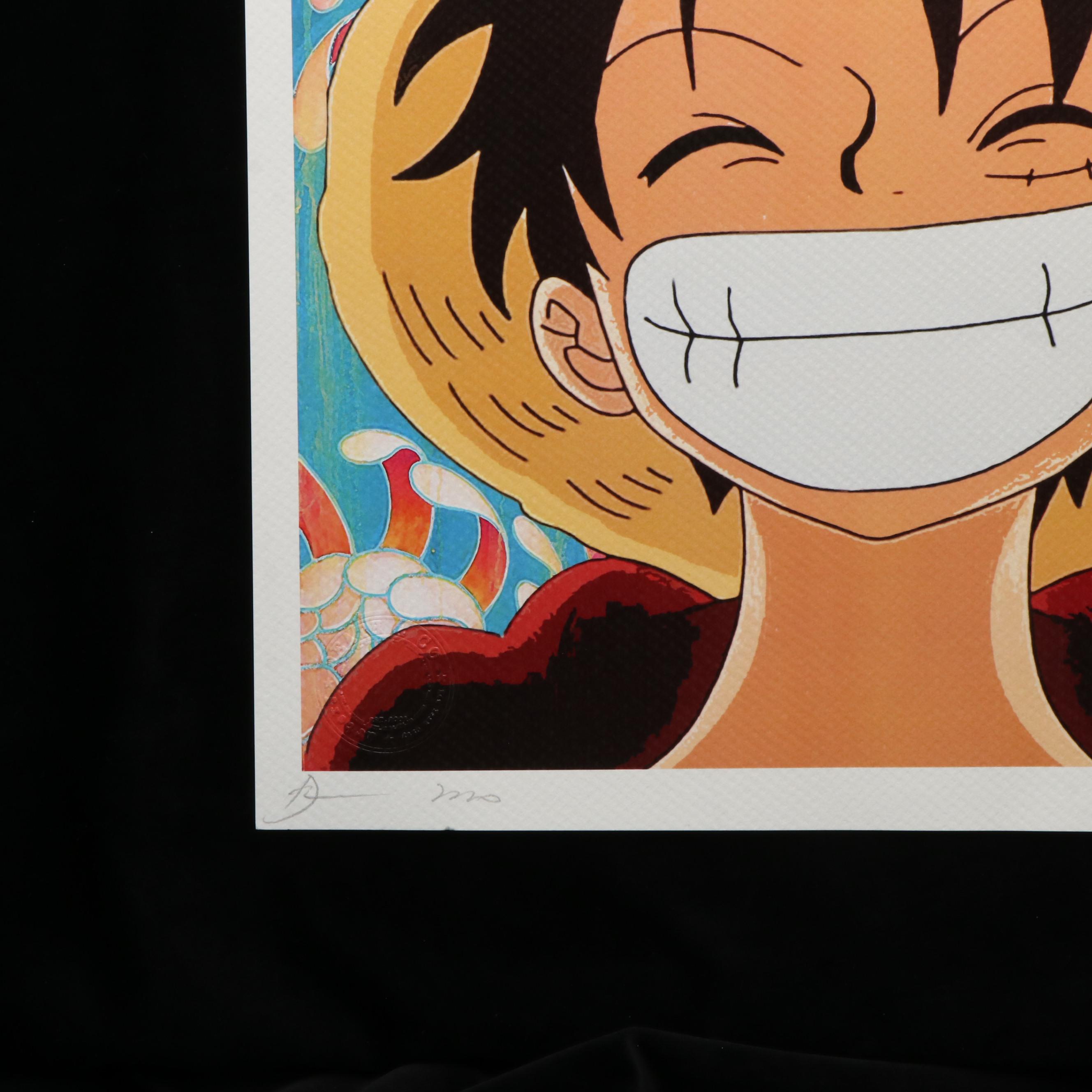 Death NYC Pop Art Graphic of Monkey D Luffy X James Jean