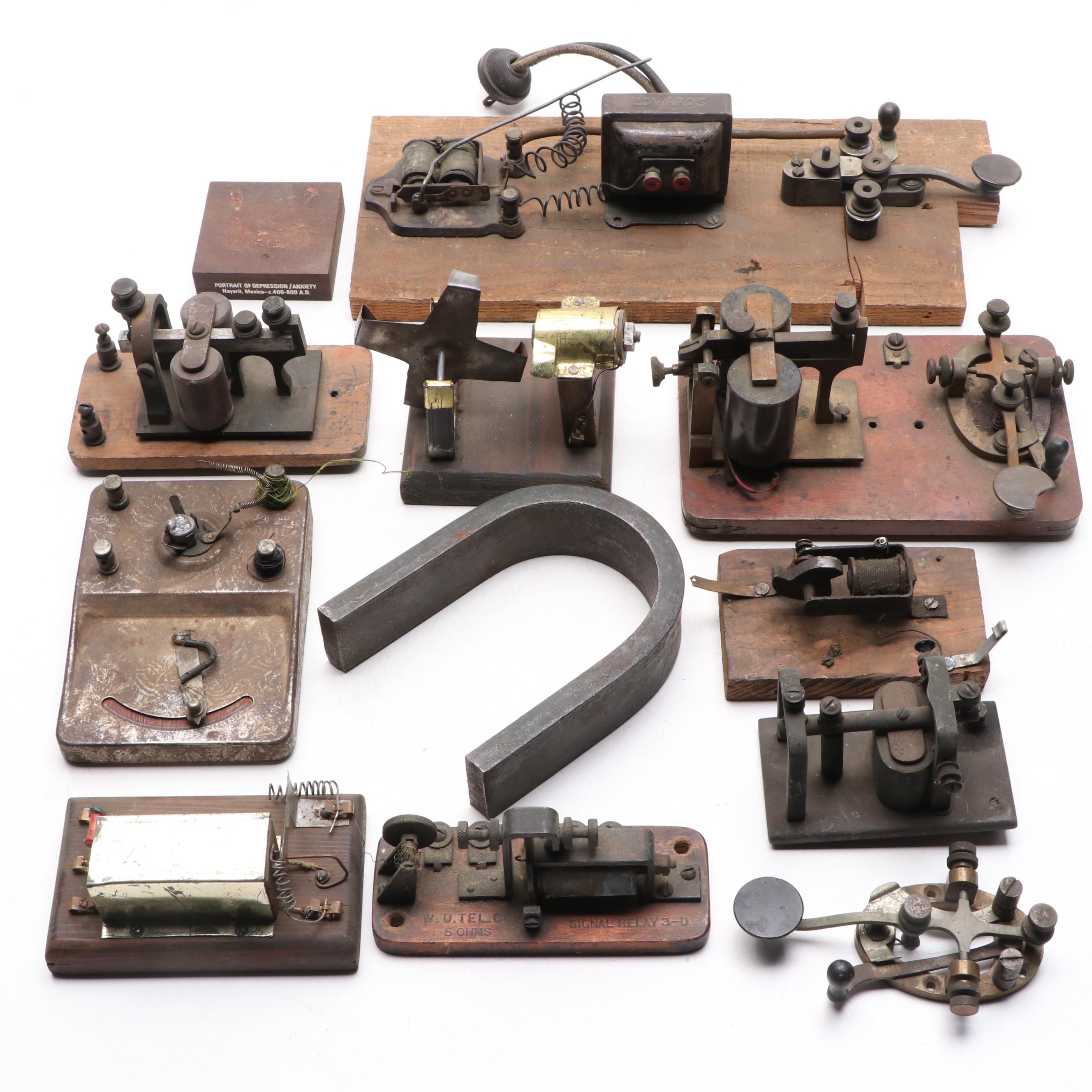 Telegraph and Morse Repeaters, Philmore Crystal Radio, More Equipment