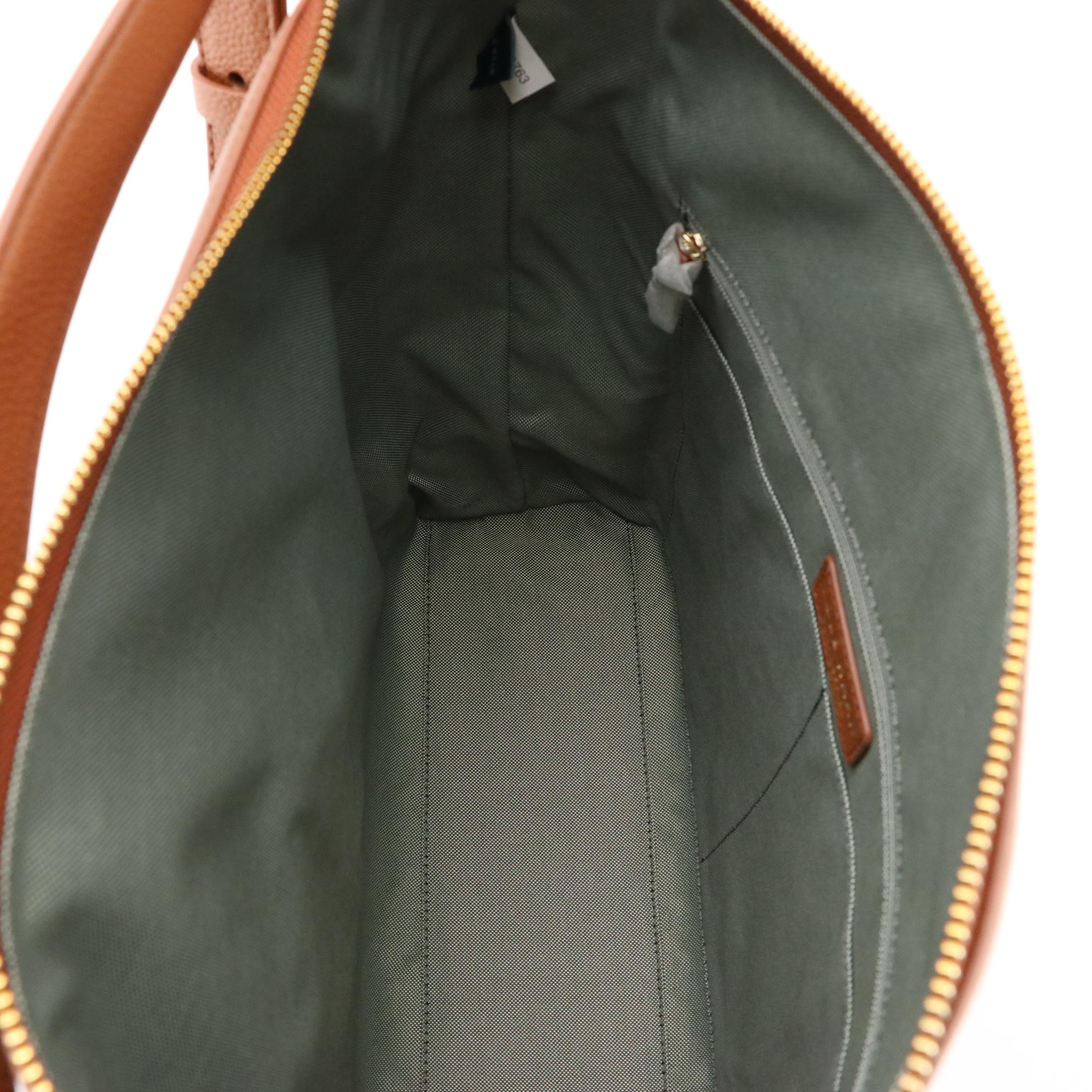 Cole Haan Grand Series British Tan Grain Leather 3-in-1 Shoulder Bag