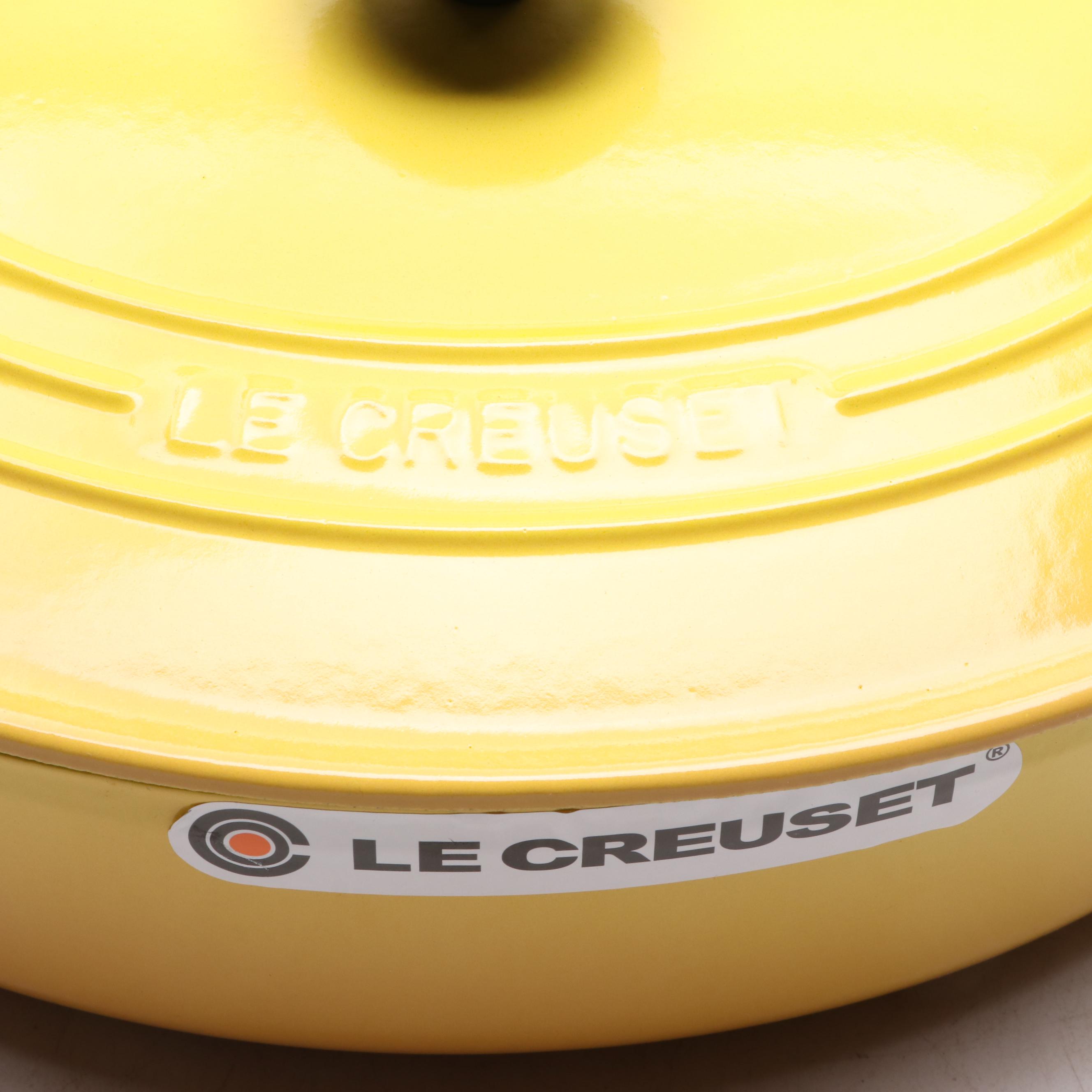 Le Creuset 5 Qt. Dijon Yellow Enameled Cast Iron Risotto Pot