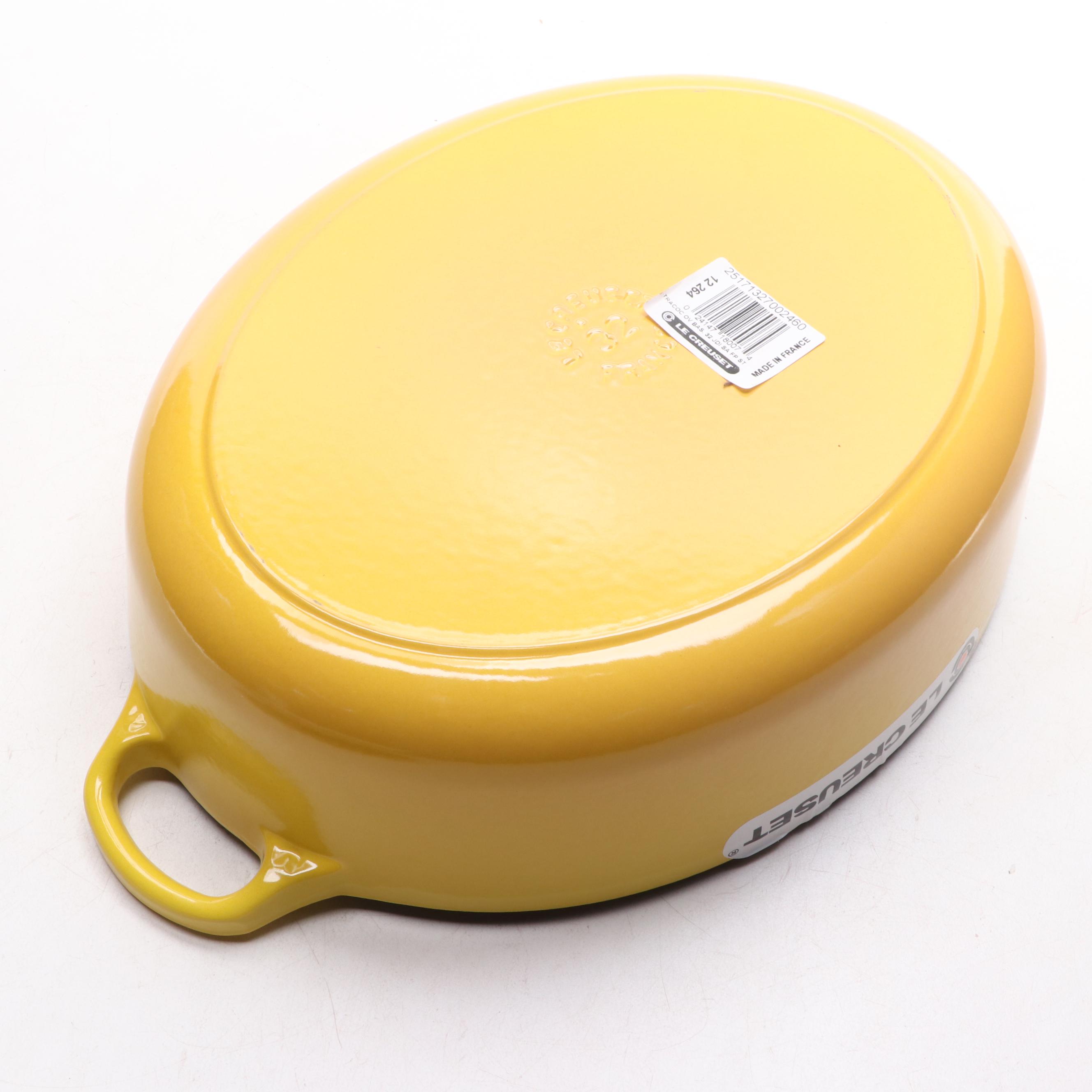 Le Creuset 5 Qt. Dijon Yellow Enameled Cast Iron Risotto Pot