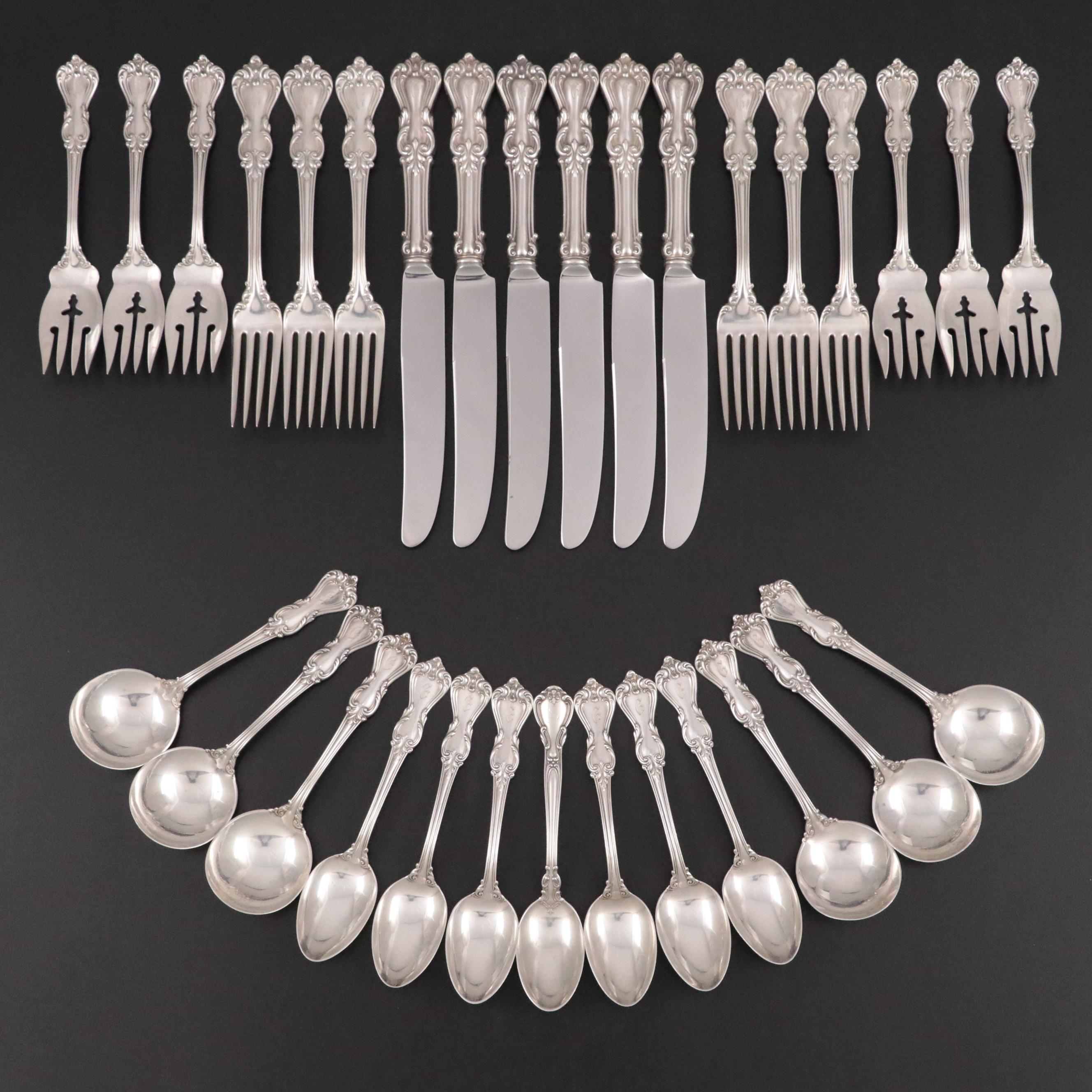 Reed & Barton "Marlborough" Sterling Silver Flatware, Early to Mid-20th Century