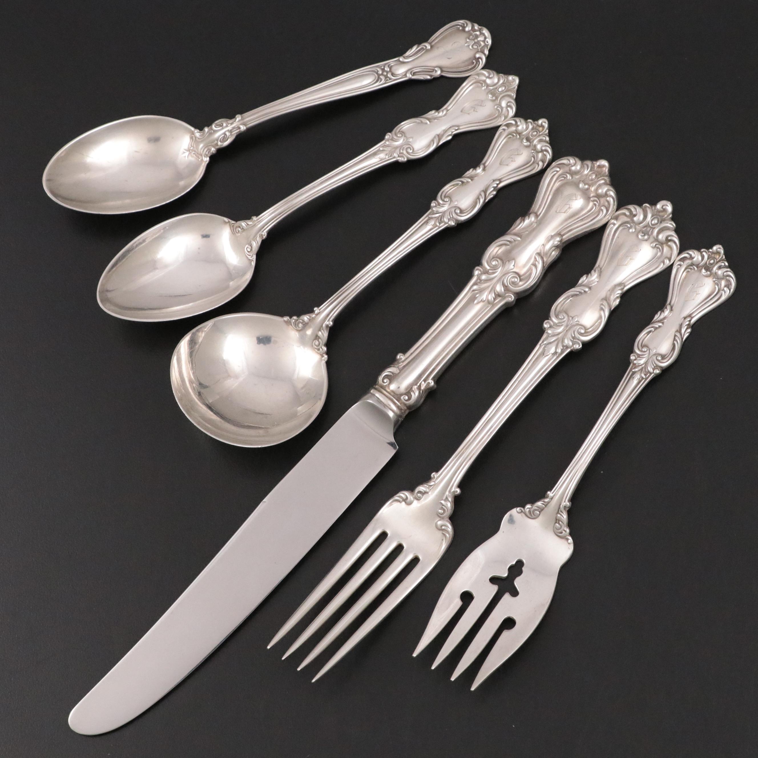 Reed & Barton "Marlborough" Sterling Silver Flatware, Early to Mid-20th Century