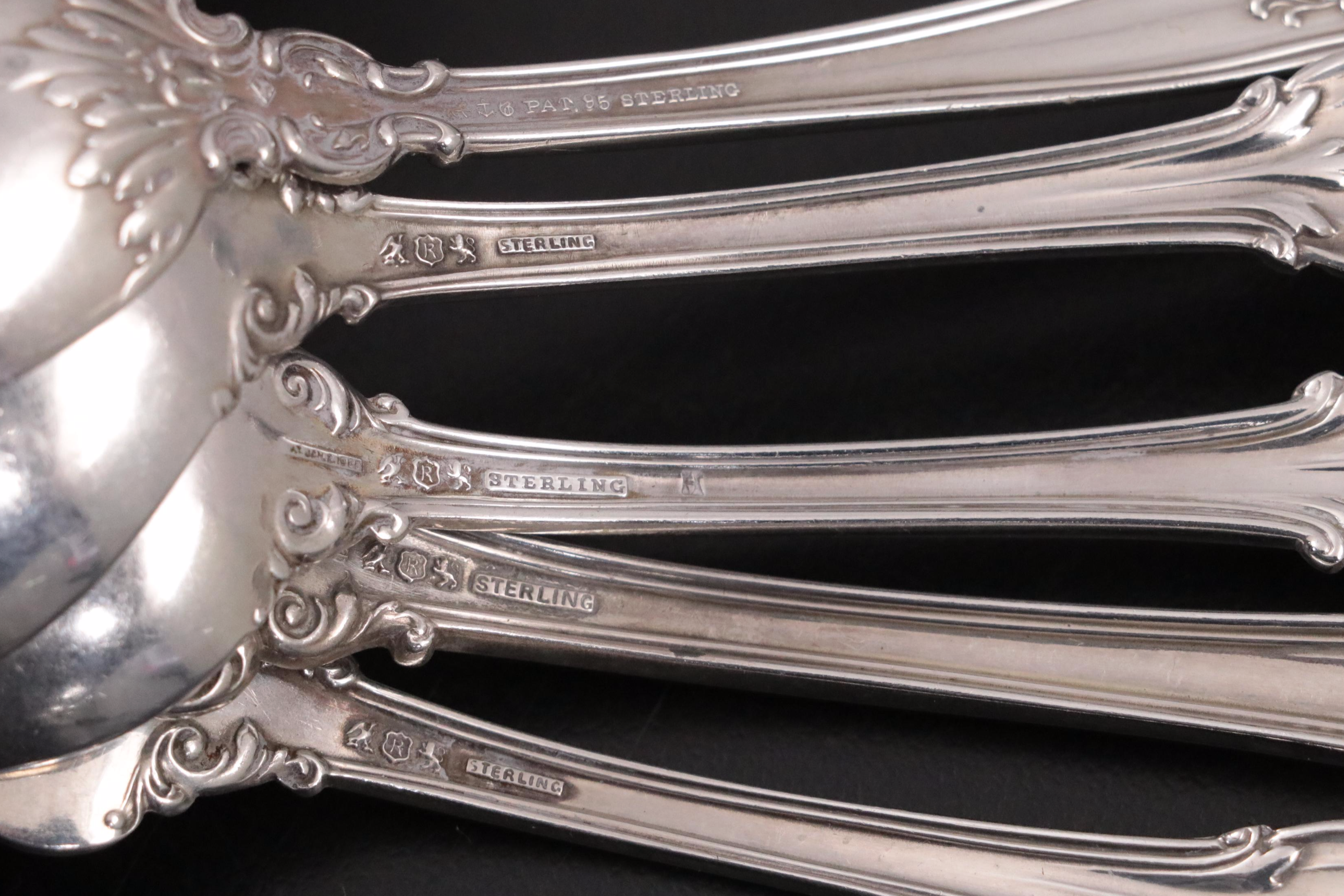 Reed & Barton "Marlborough" Sterling Silver Flatware, Early to Mid-20th Century