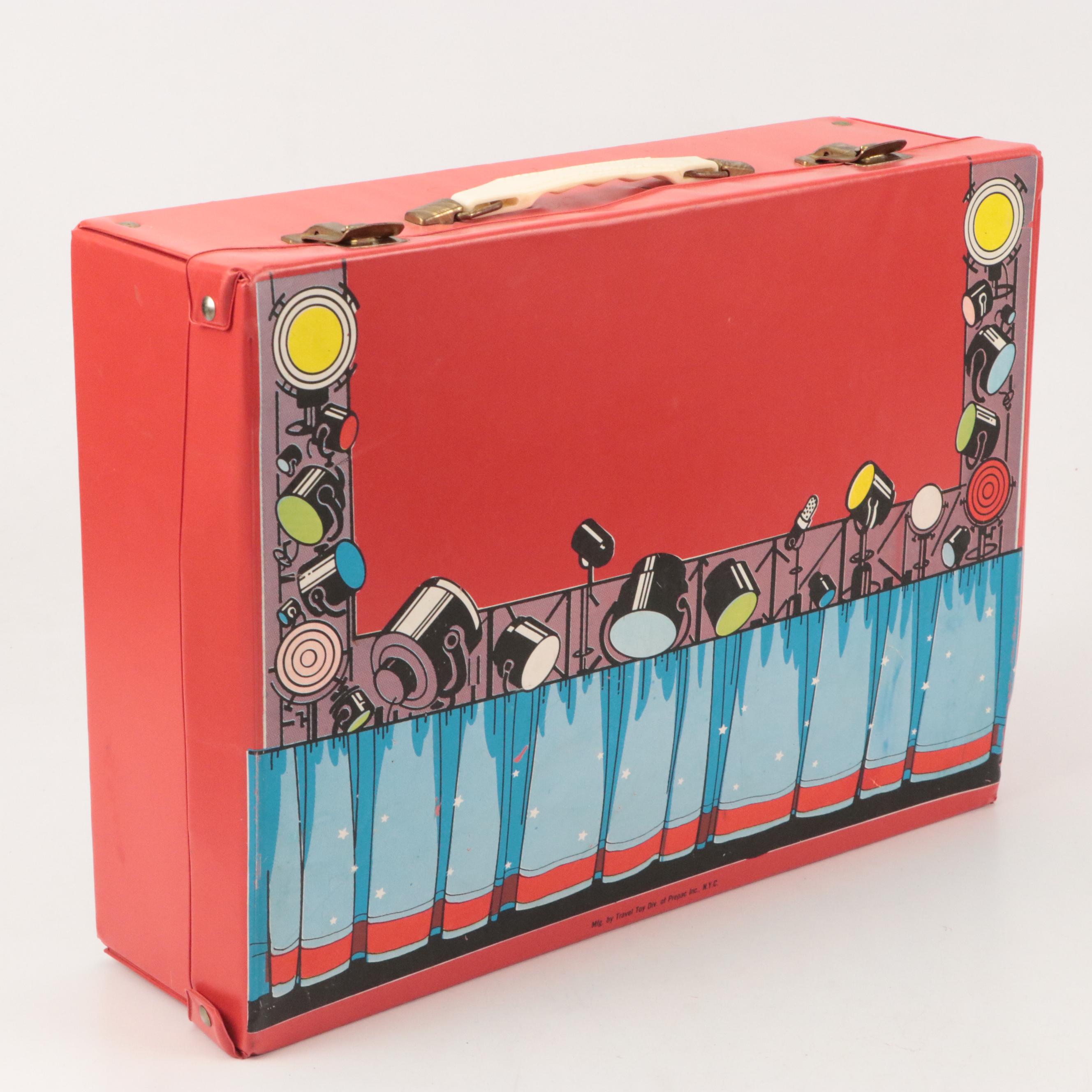 Juro Novelty "Charlie McCarthy" Ventriloquist Dummy in Red Vinyl Case, 1970s