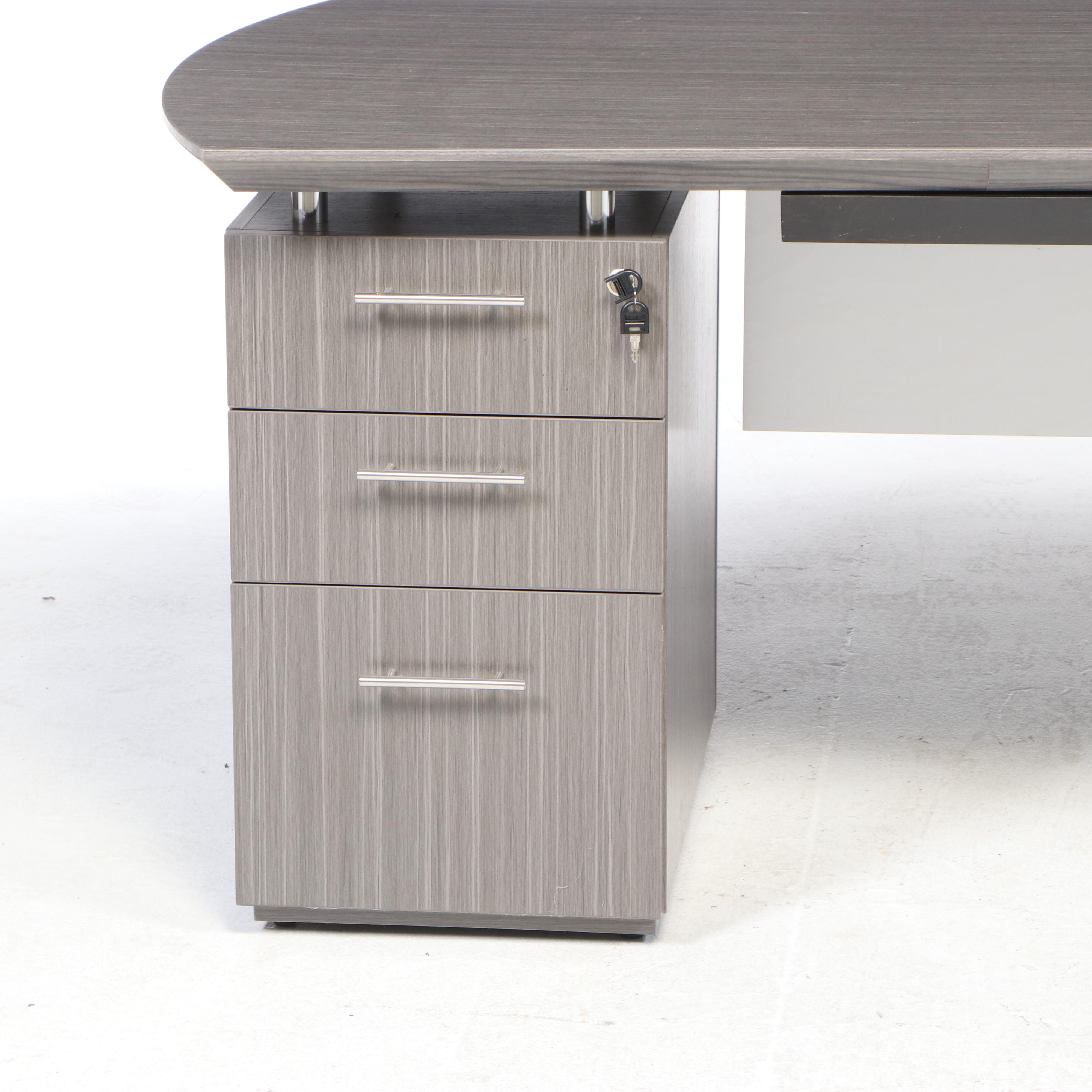 Real Office Contemporary Laminate Desk