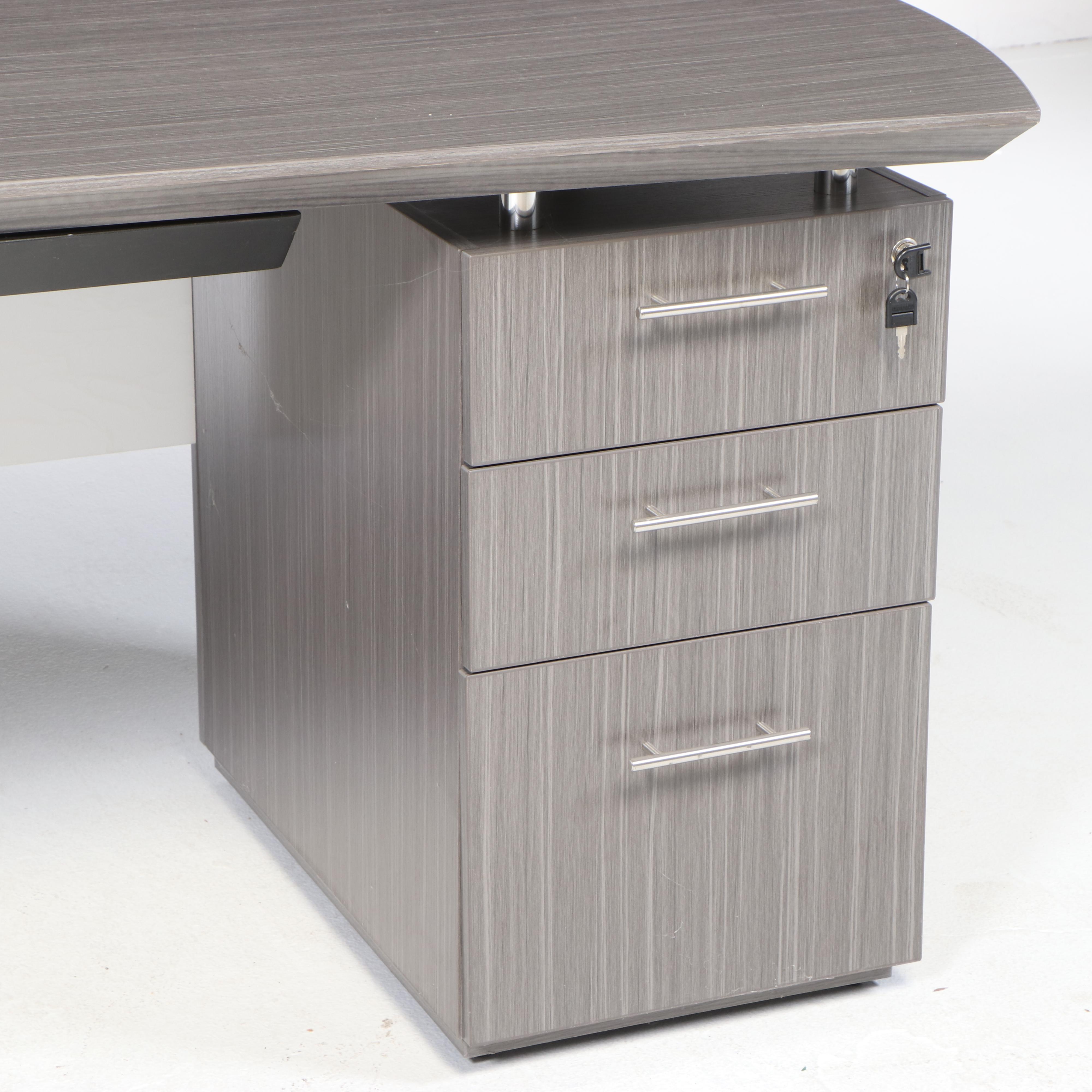 Real Office Contemporary Laminate Desk