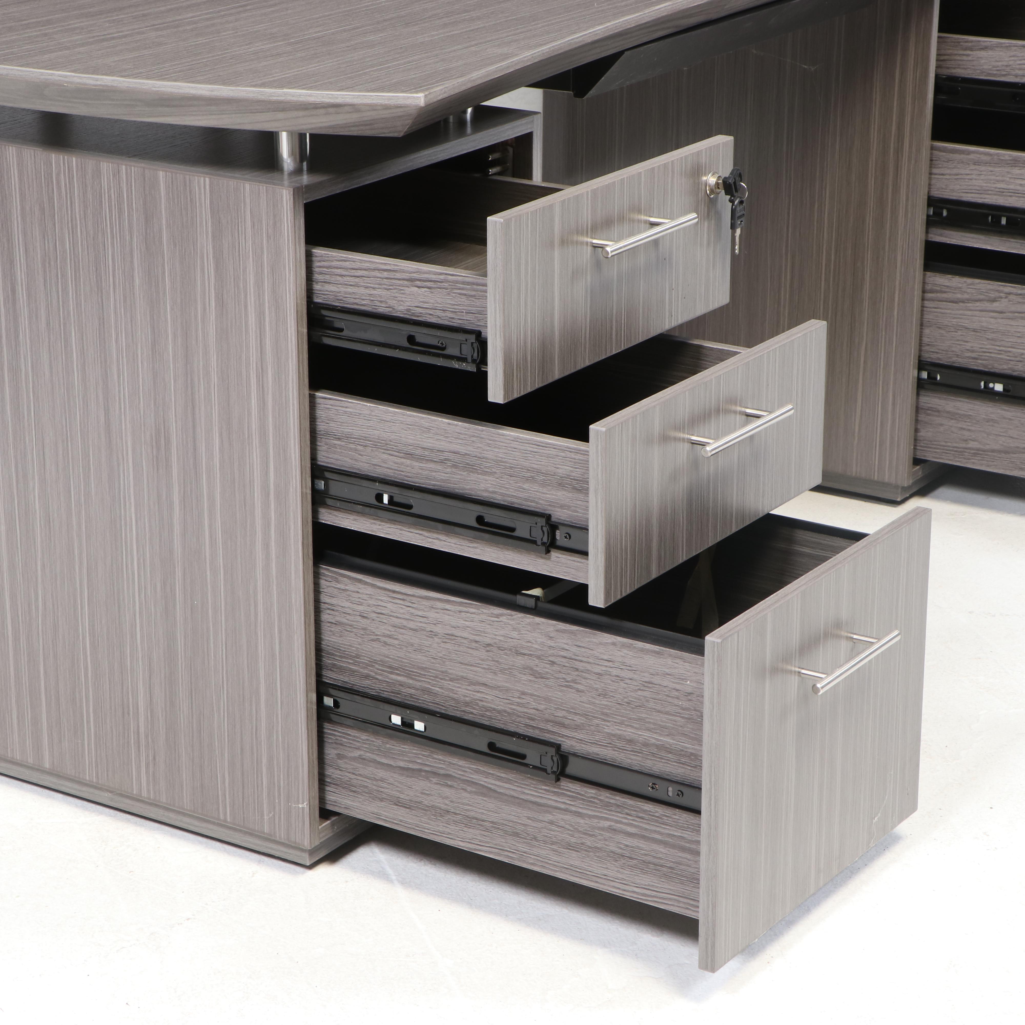 Real Office Contemporary Laminate Desk