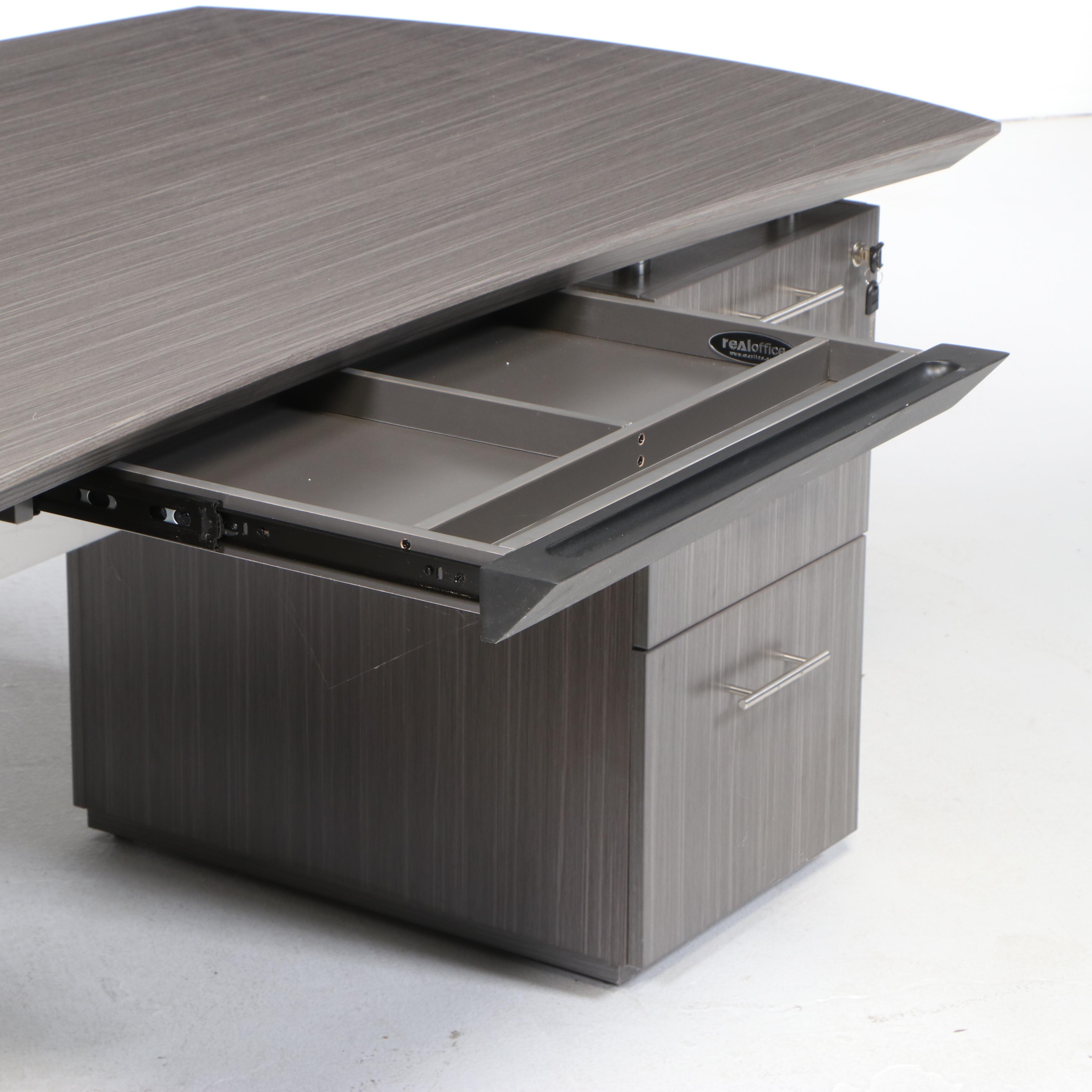 Real Office Contemporary Laminate Desk