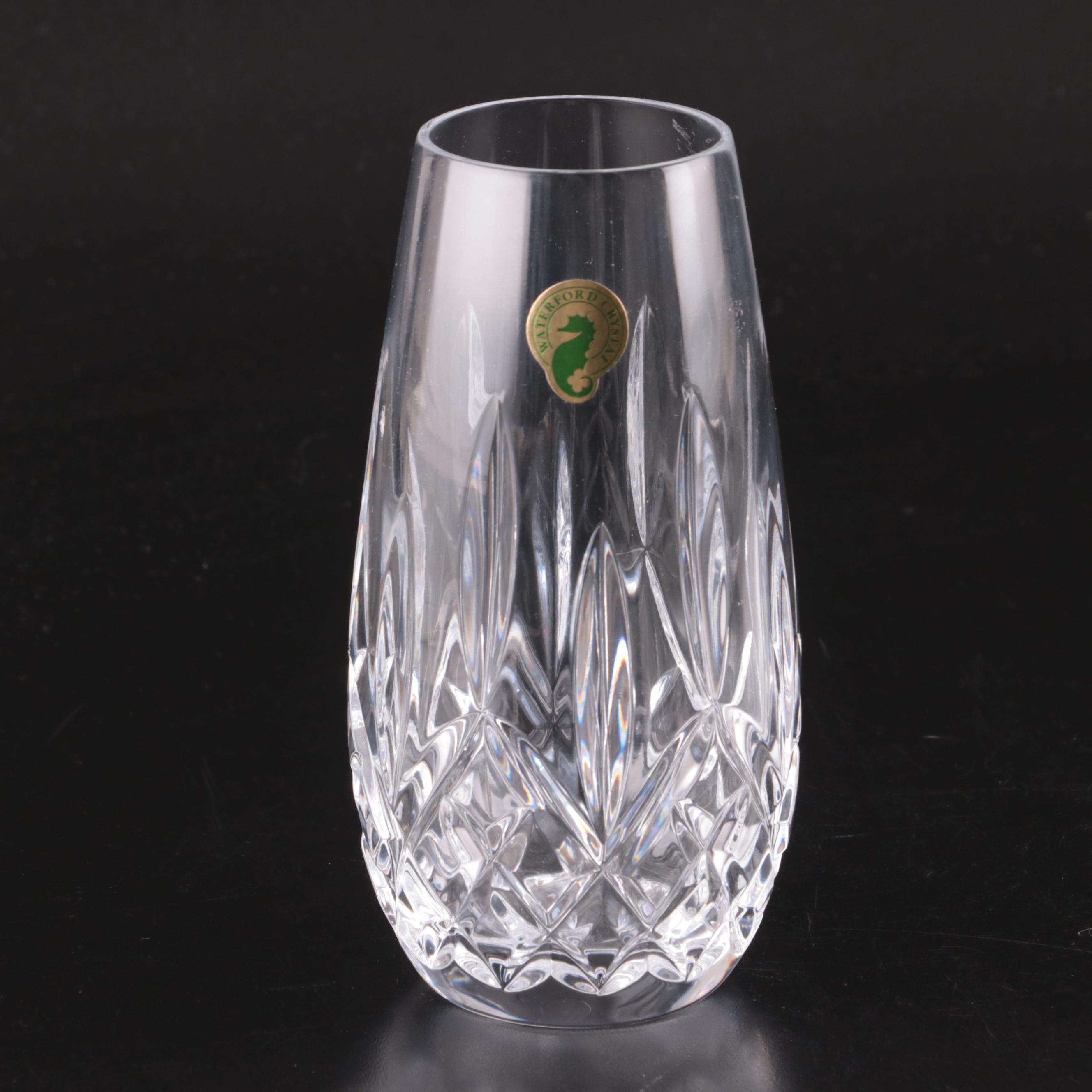 Waterford "Lismore" Bud Vase, Ice Bucket and Other Crystal Décor