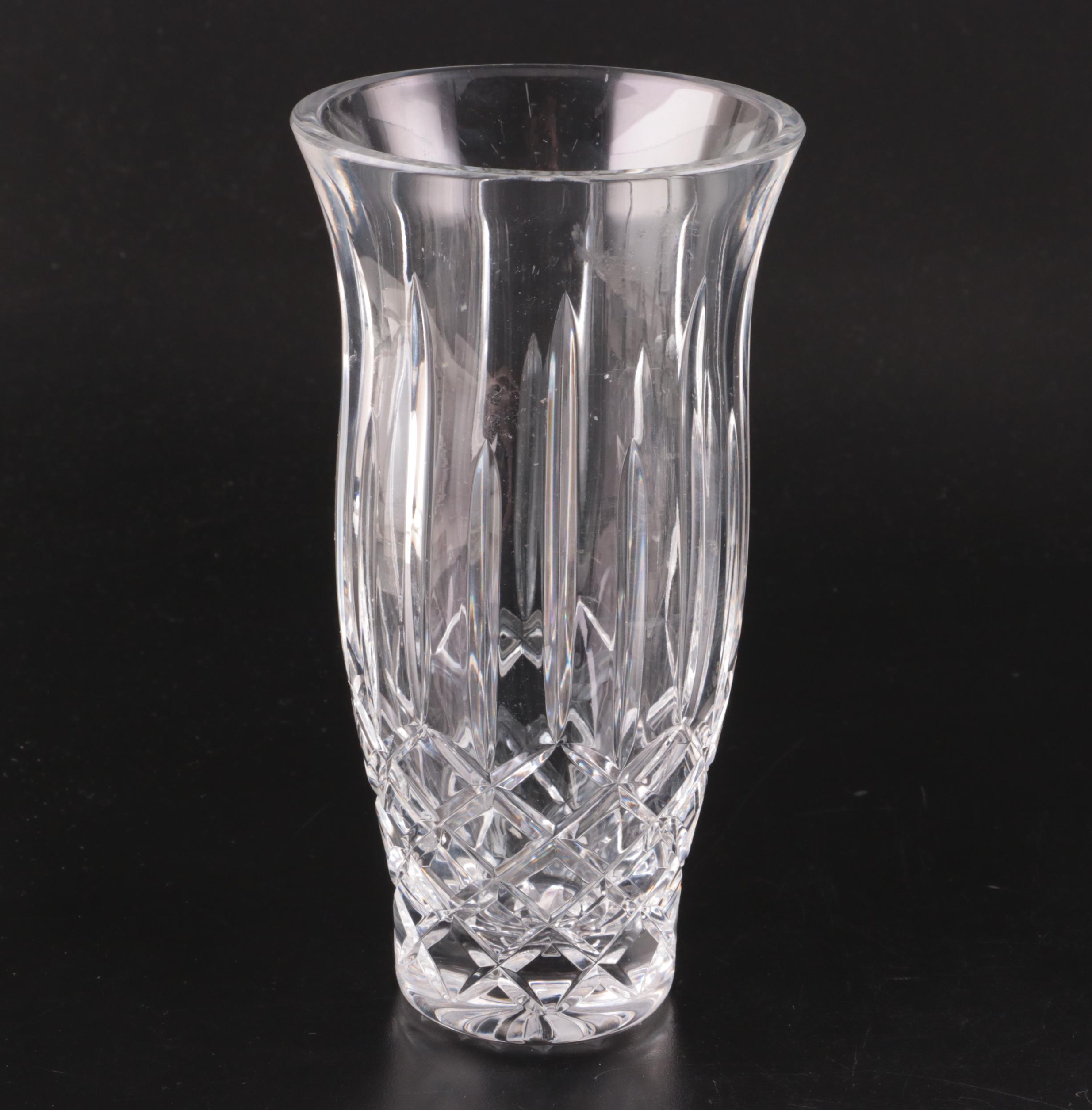 Waterford "Lismore" Bud Vase, Ice Bucket and Other Crystal Décor