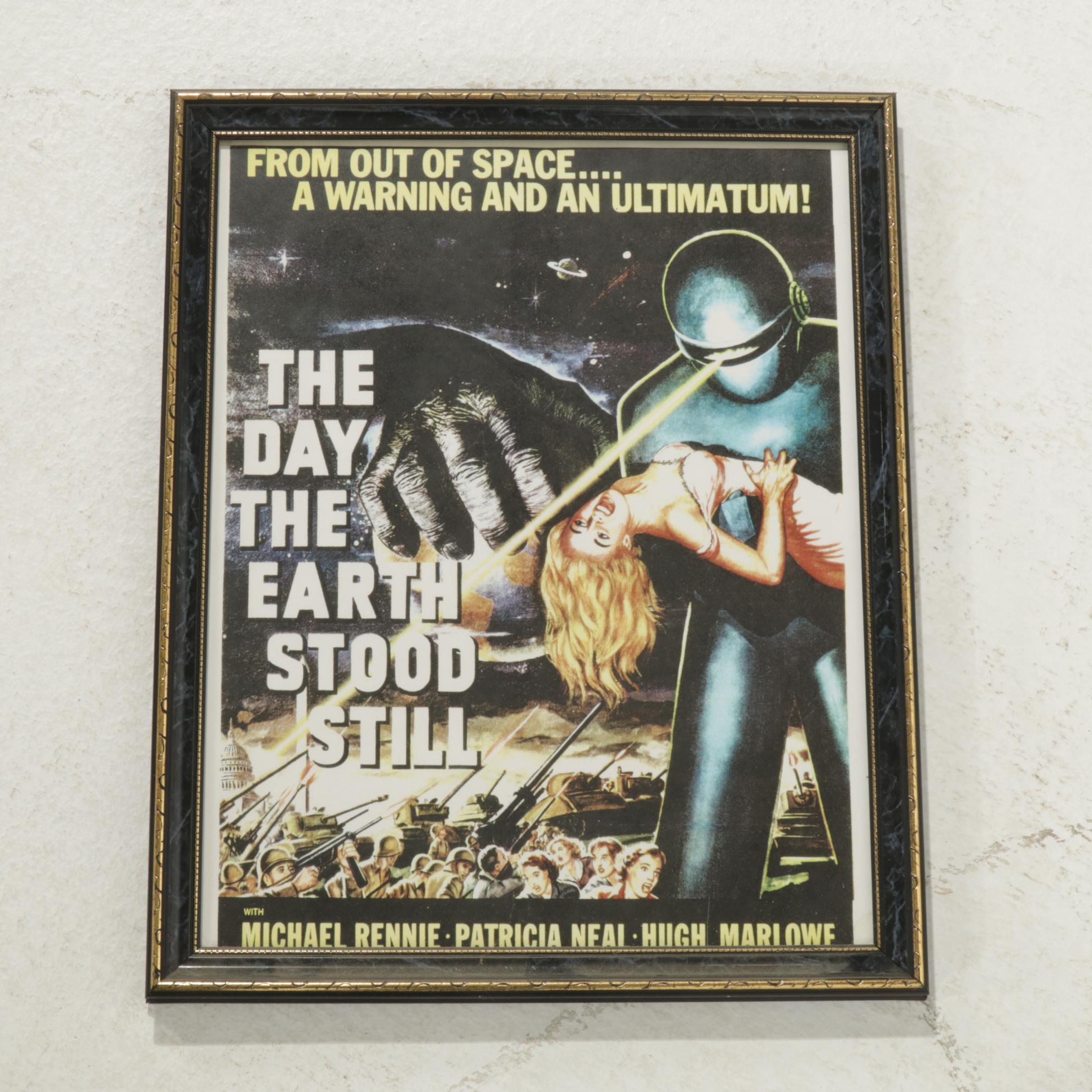 Reproduction Horror, Sci-Fi and Film Noir Framed Movie Posters