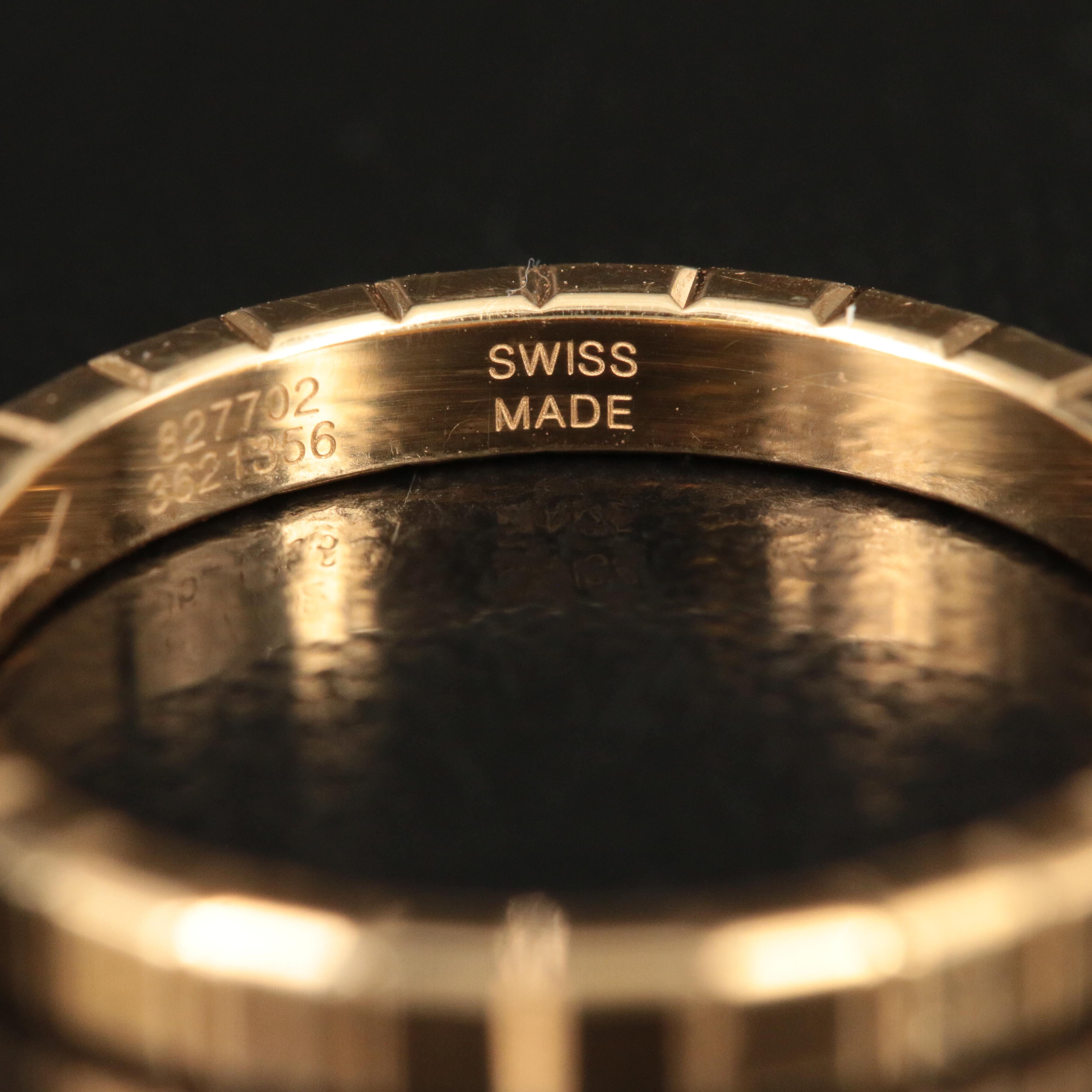 Chopard 'Ice Cube' 18K Band Ring with Diamond Accent