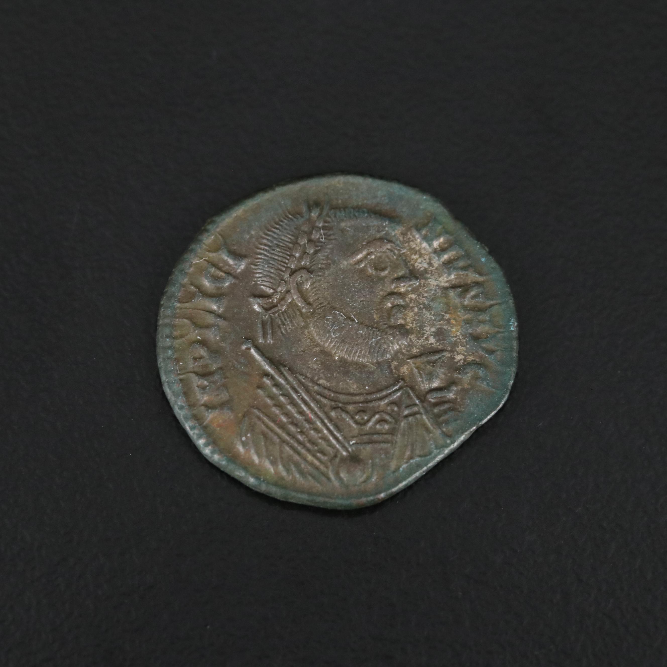 Ancient Roman Imperial Follis Coin of Licinius I, ca. 308 A.D.