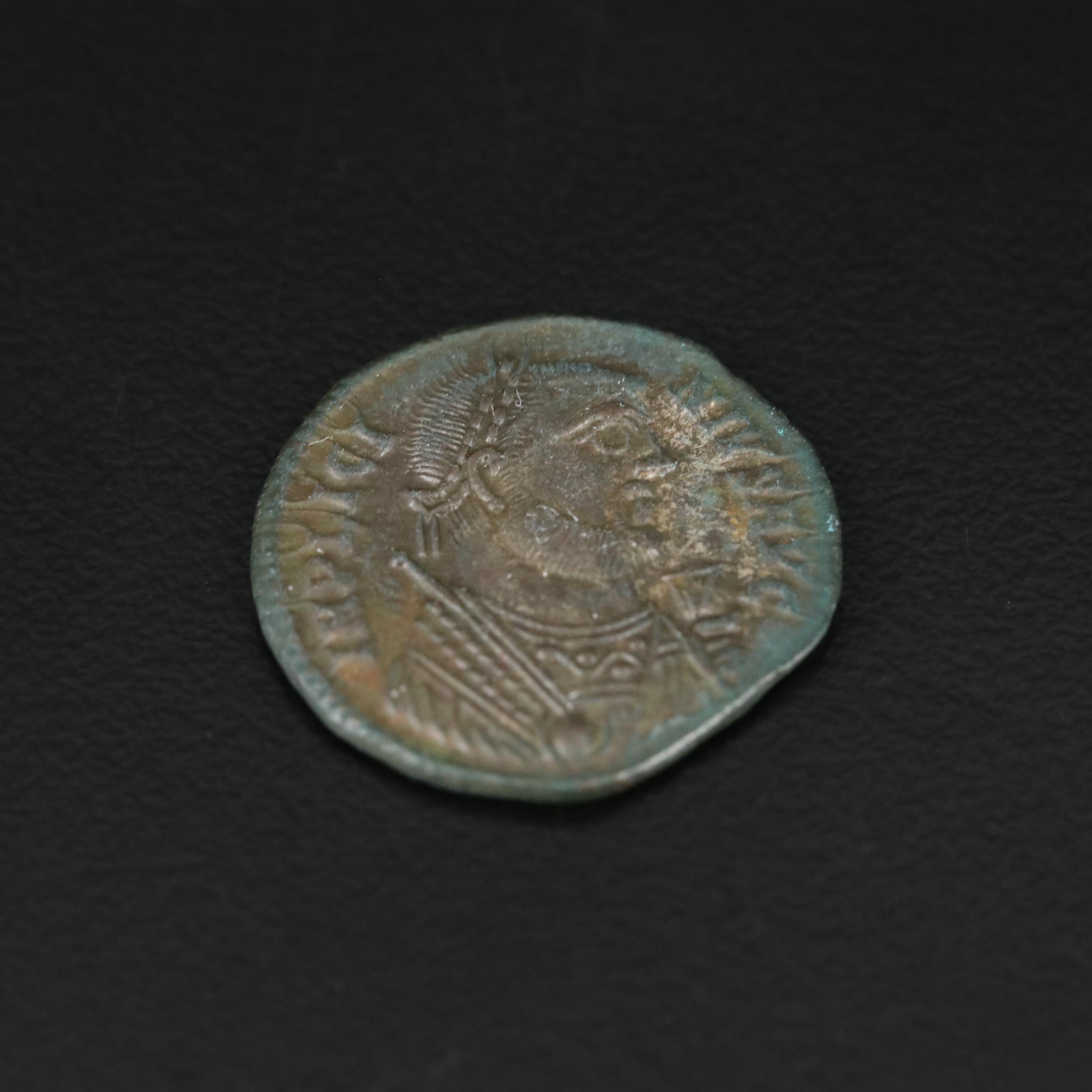 Ancient Roman Imperial Follis Coin of Licinius I, ca. 308 A.D.