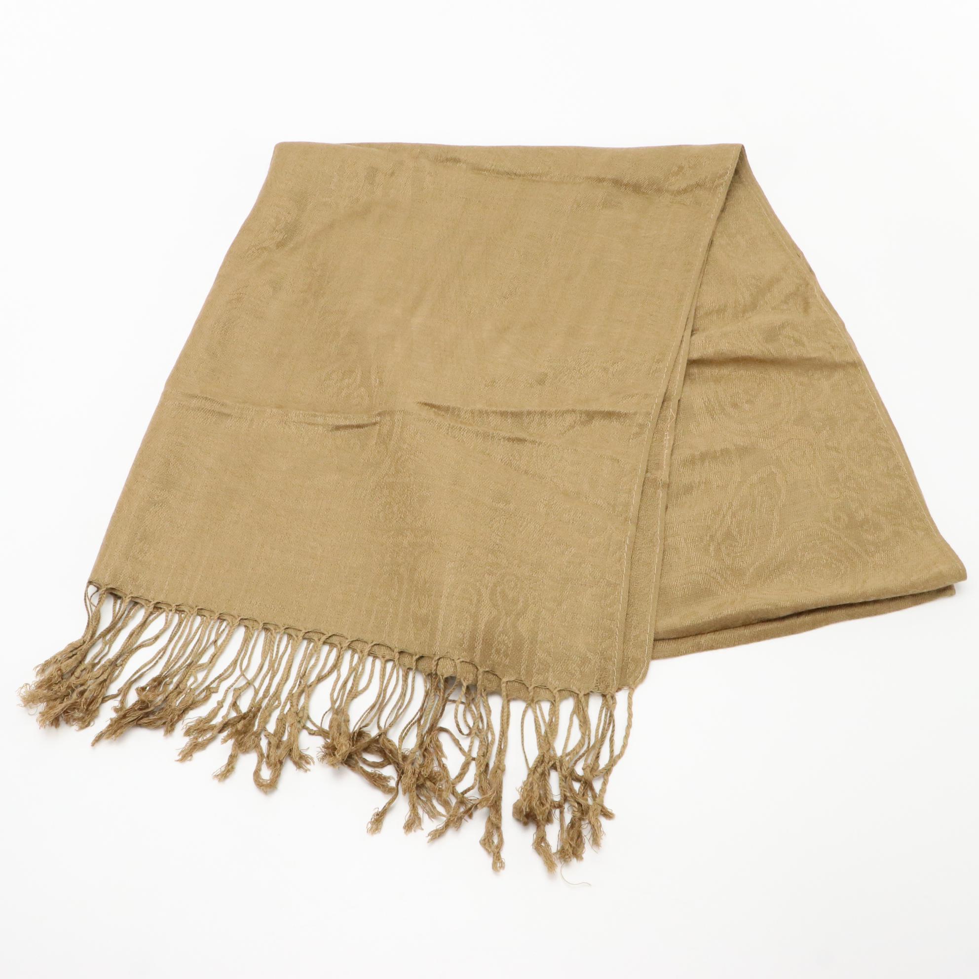 Pashmina Cashmere/Silk and Other Fringe Shawls Including Embroidery