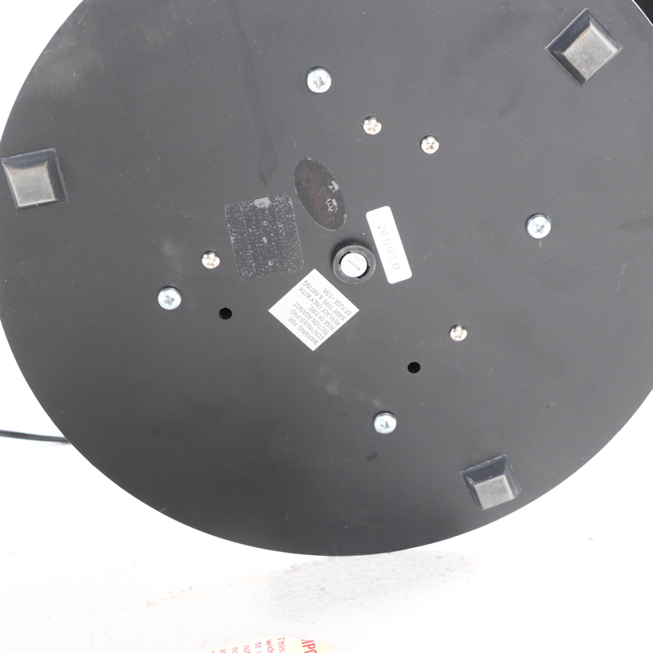 Double Weighted Arm Black Metal Halogen Floor Lamp