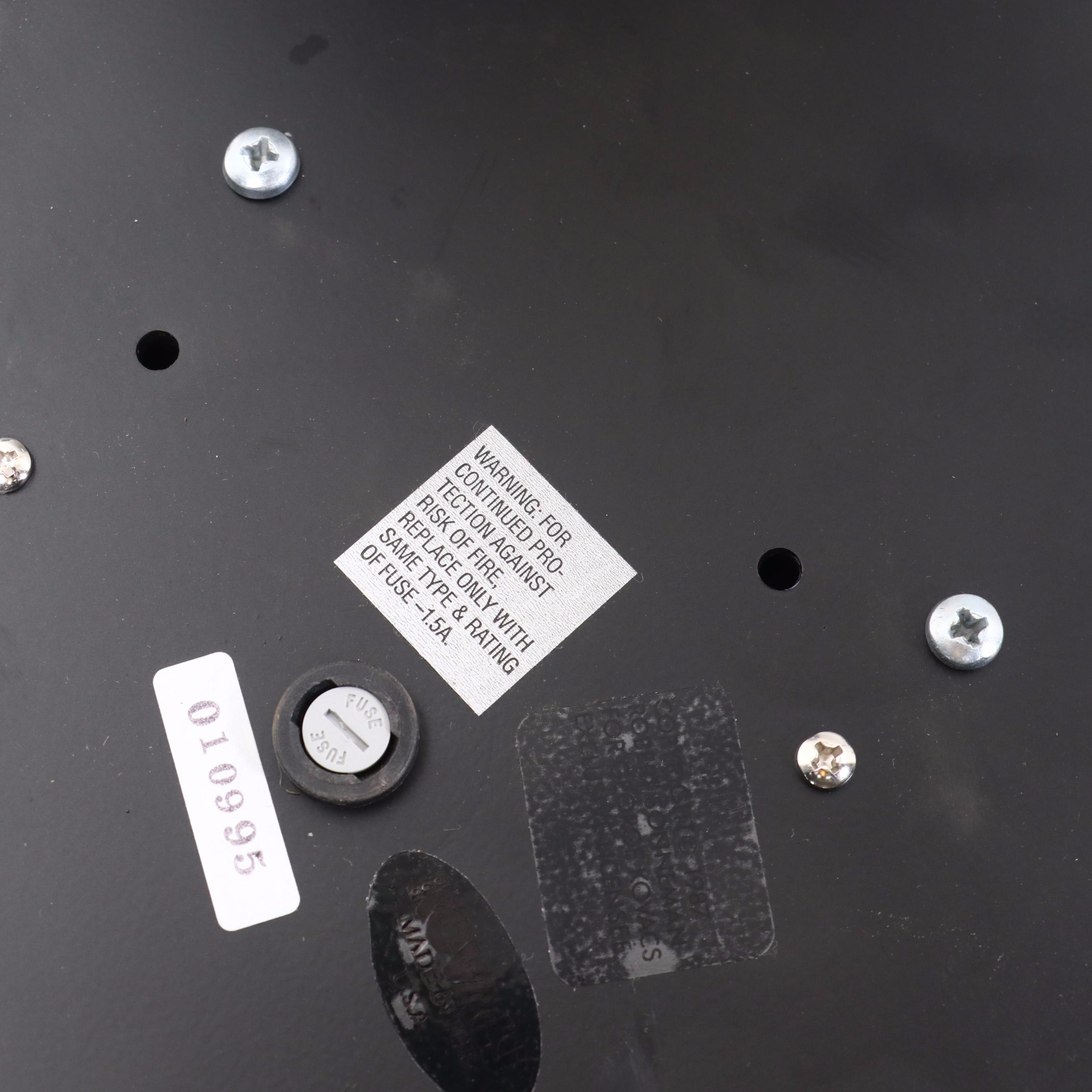 Double Weighted Arm Black Metal Halogen Floor Lamp