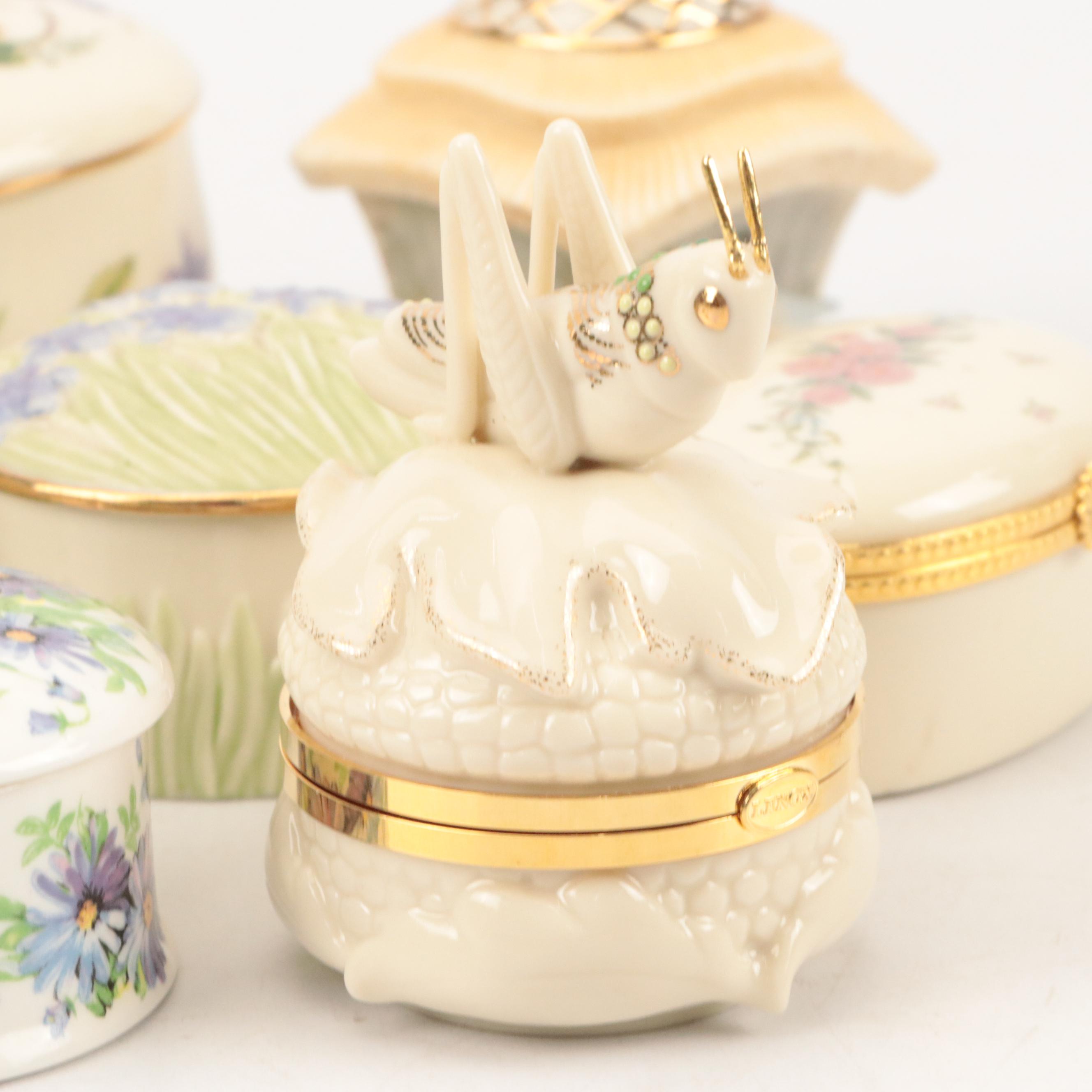 Lenox with Other Porcelain and Bone China Boxes