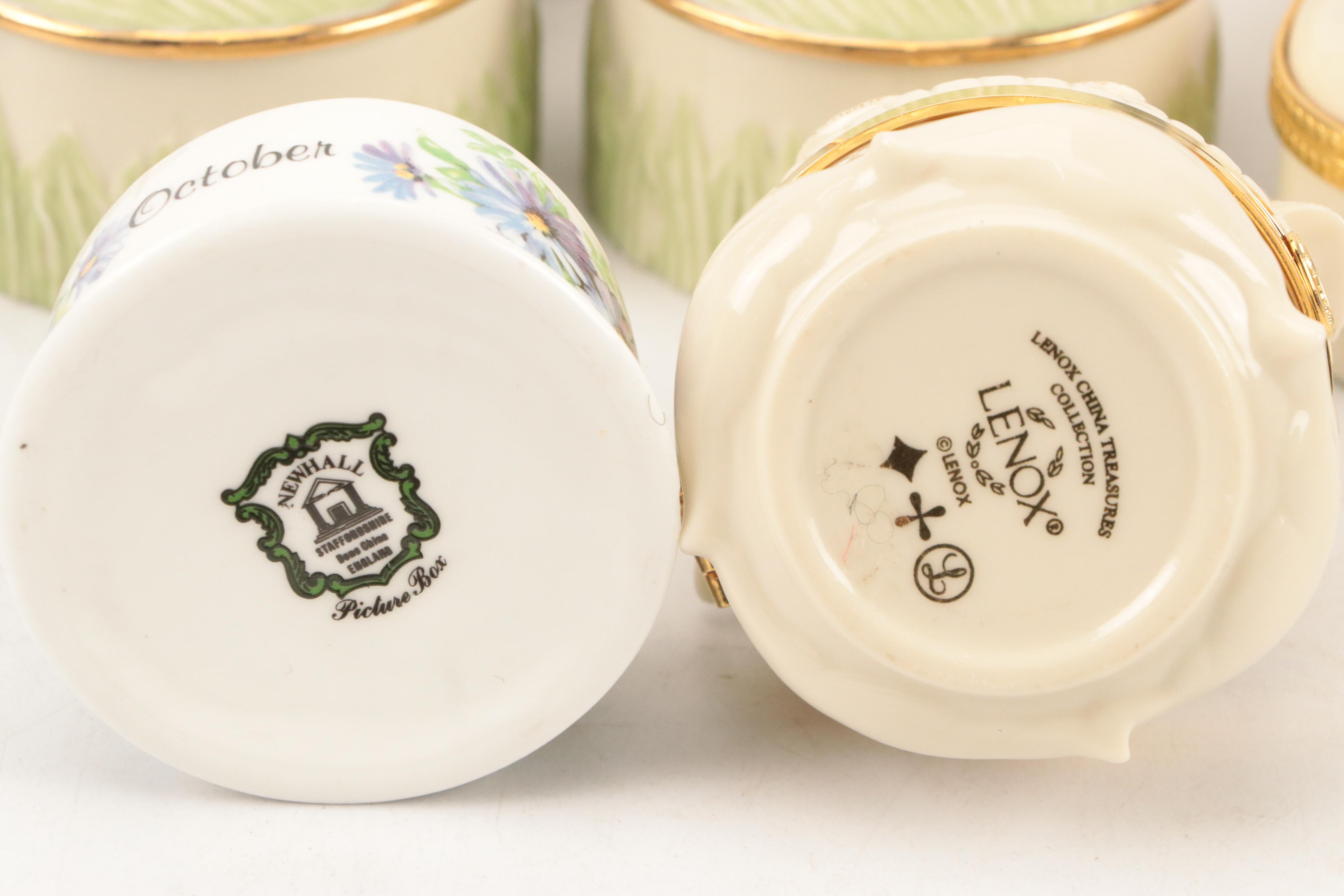 Lenox with Other Porcelain and Bone China Boxes