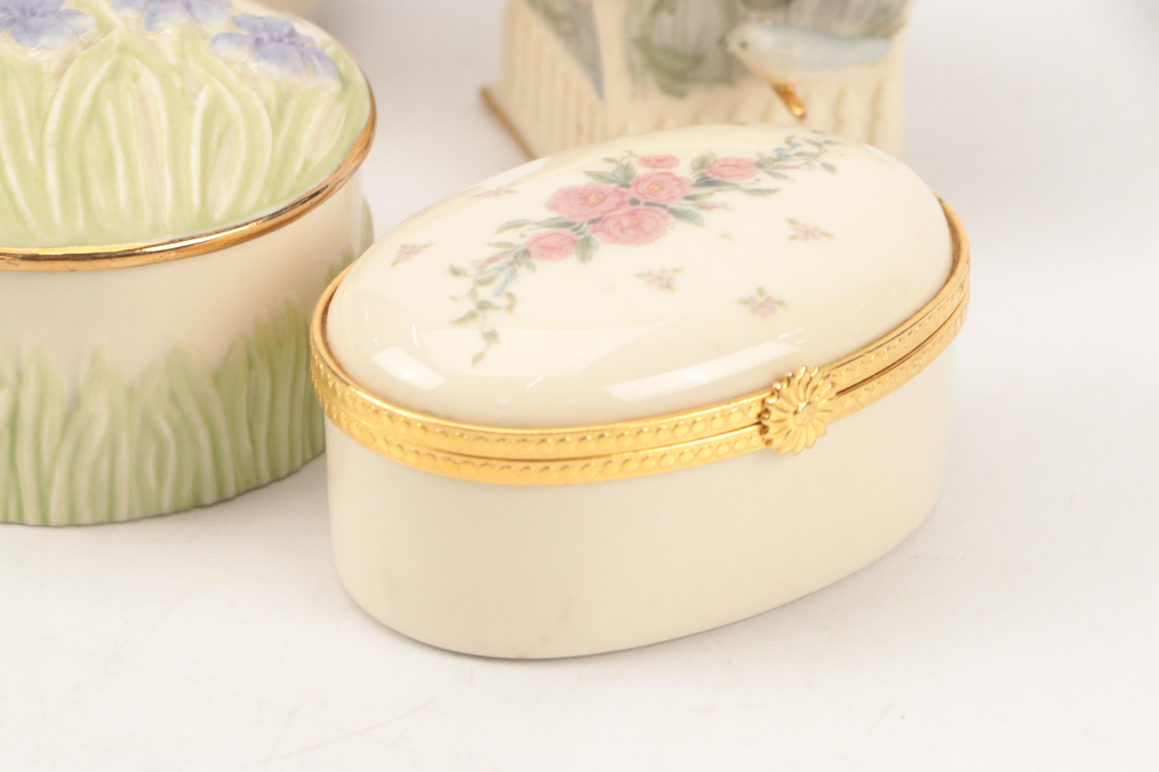 Lenox with Other Porcelain and Bone China Boxes