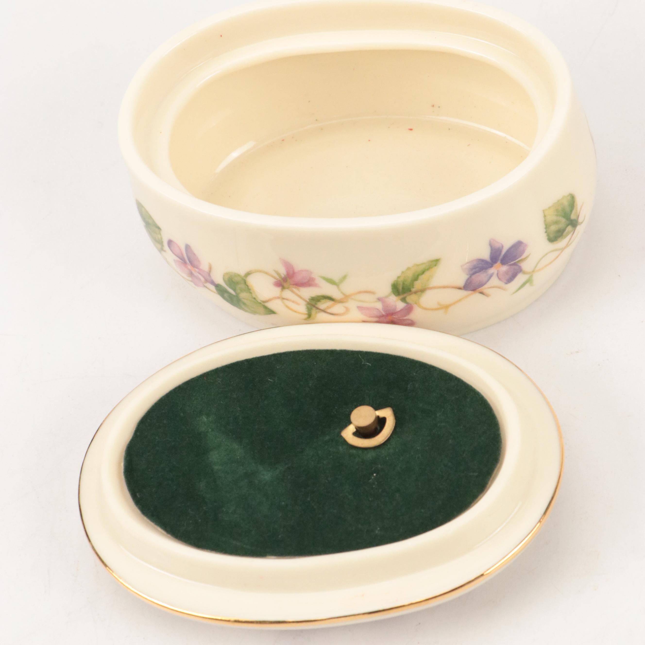 Lenox with Other Porcelain and Bone China Boxes