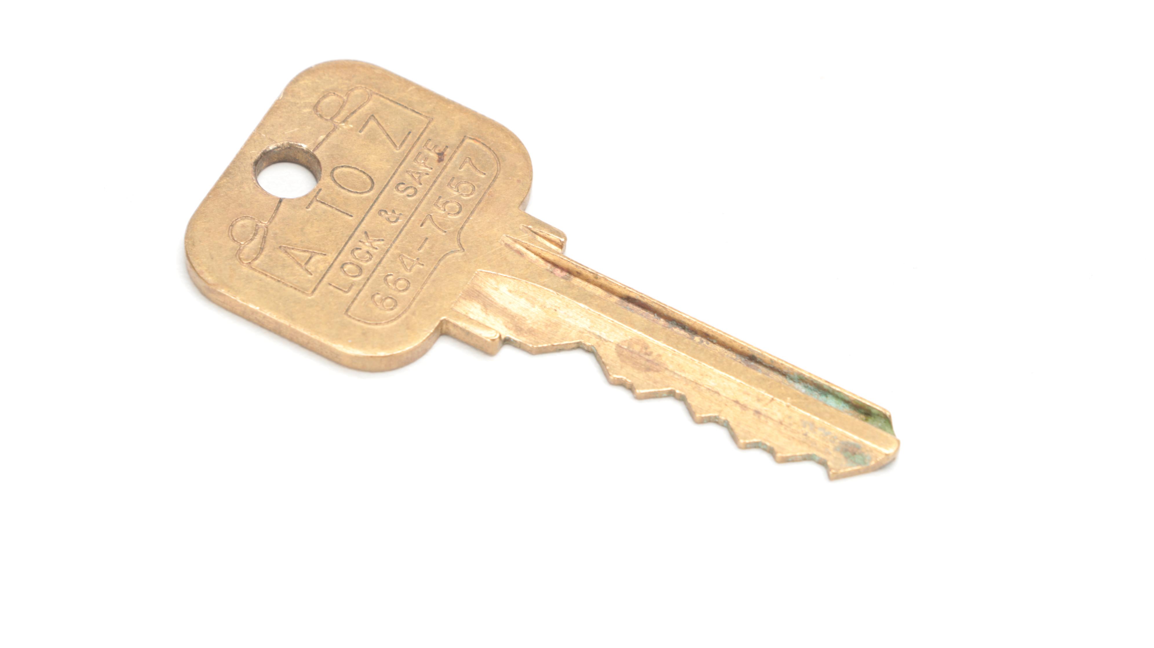 Skeleton Key, Golden Gate National Park Key and Other Brass Keys