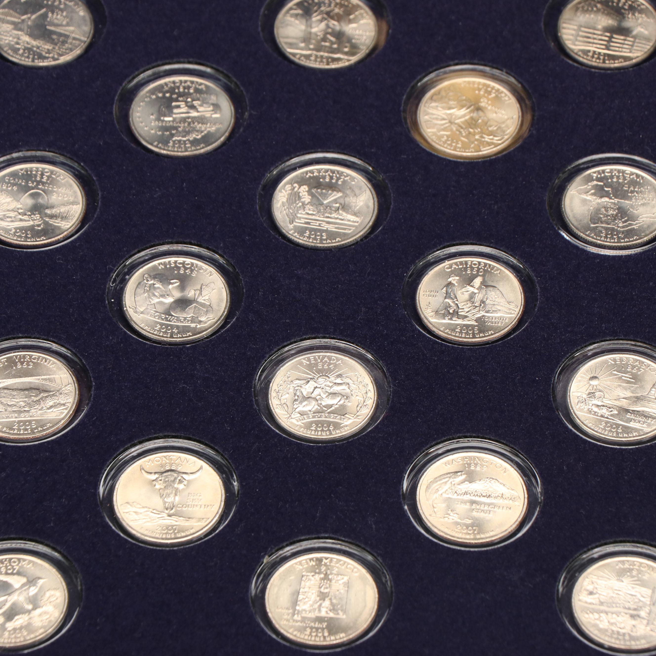 Three Complete State Quarter Collections 1999-2008