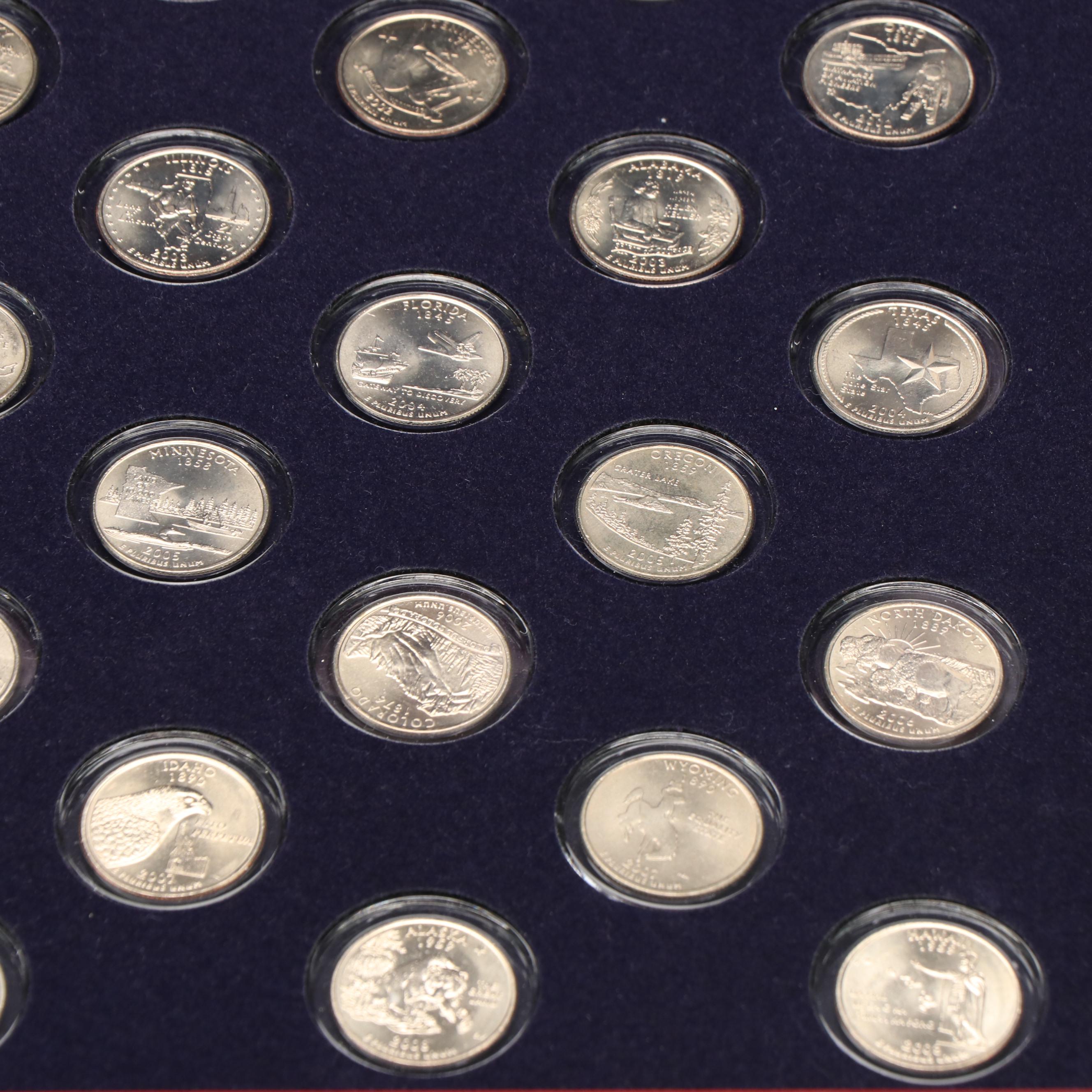 Three Complete State Quarter Collections 1999-2008