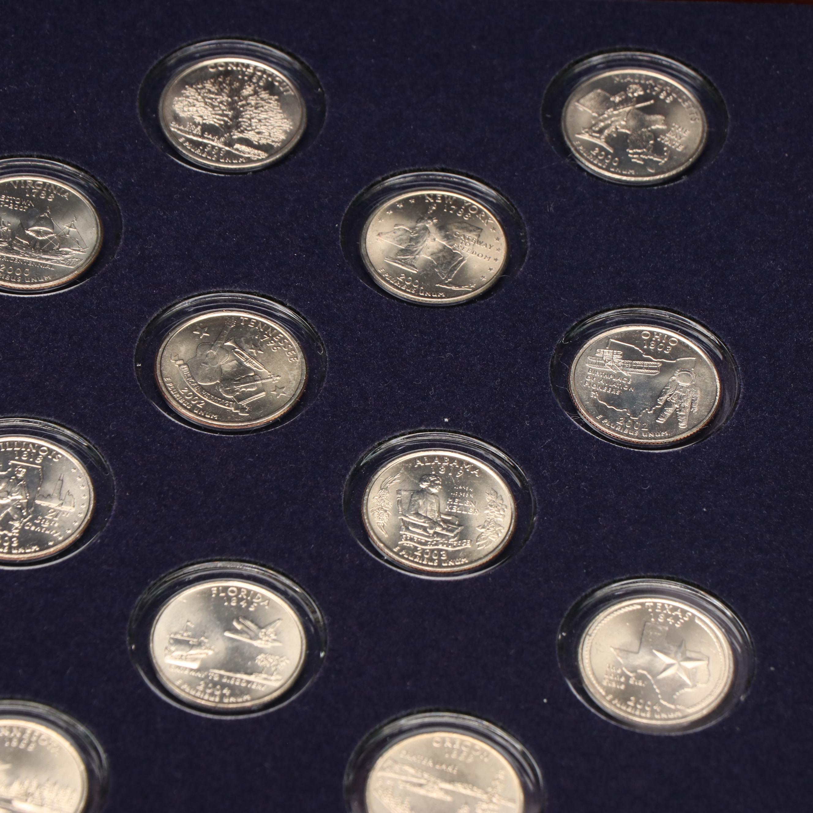 Three Complete State Quarter Collections 1999-2008