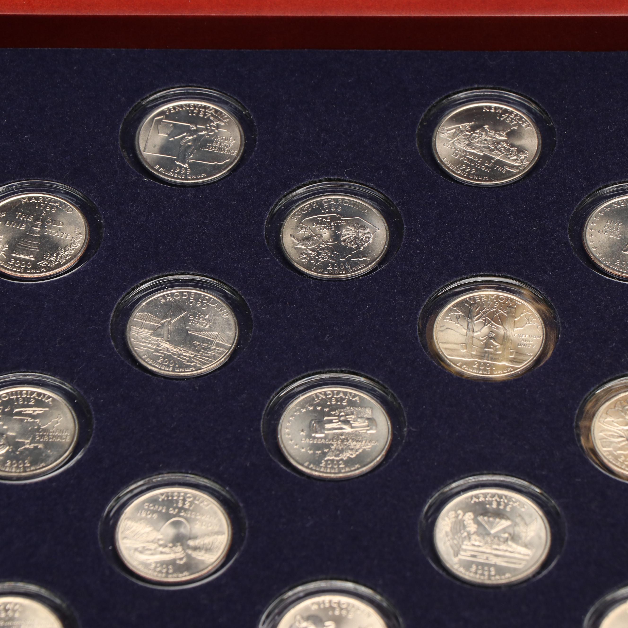Three Complete State Quarter Collections 1999-2008