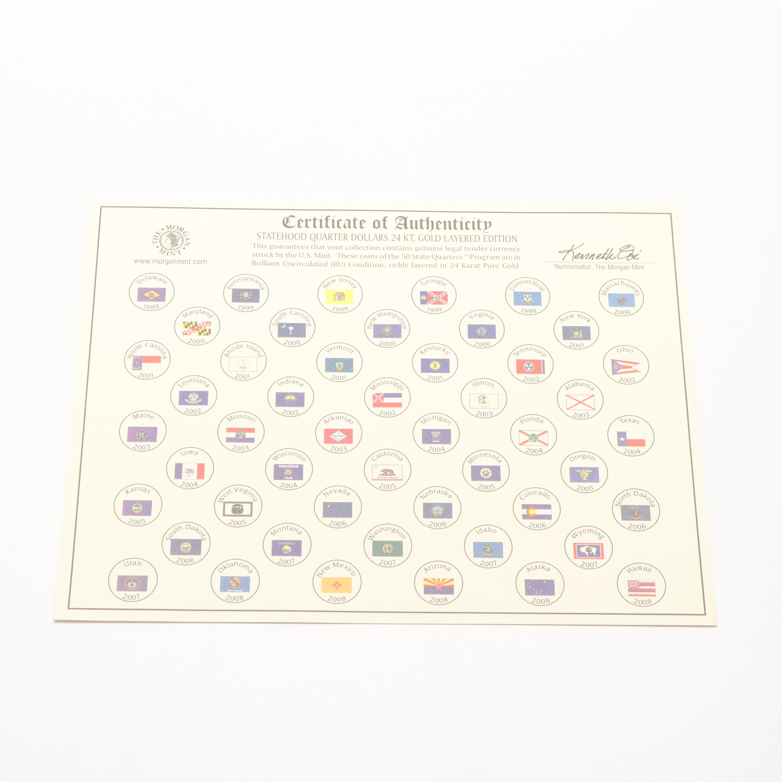 Three Complete State Quarter Collections 1999-2008