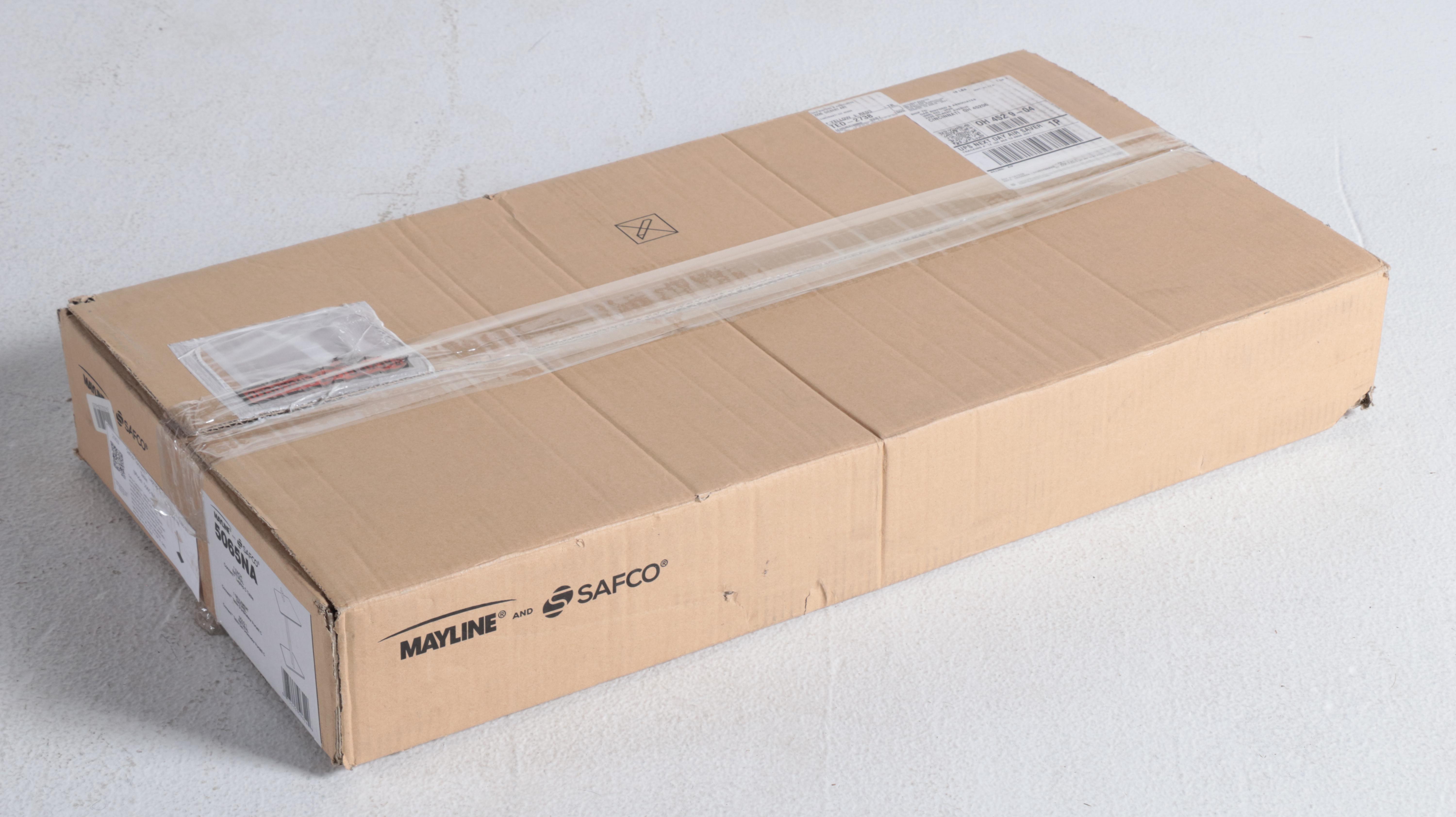 Mayline / Safco Connect Laptop C Table and Desktop Sit Stand WorkStation