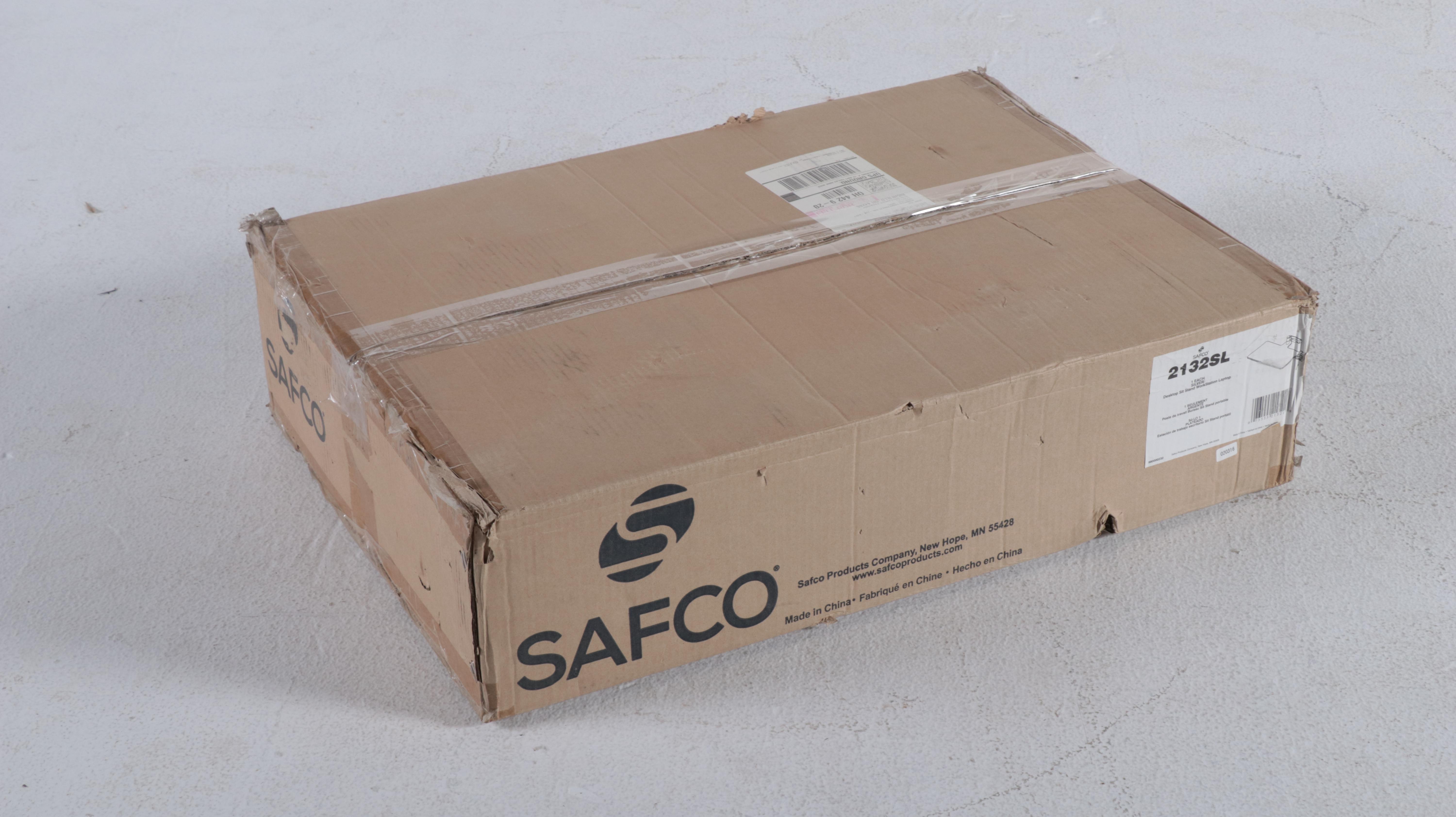 Mayline / Safco Connect Laptop C Table and Desktop Sit Stand WorkStation