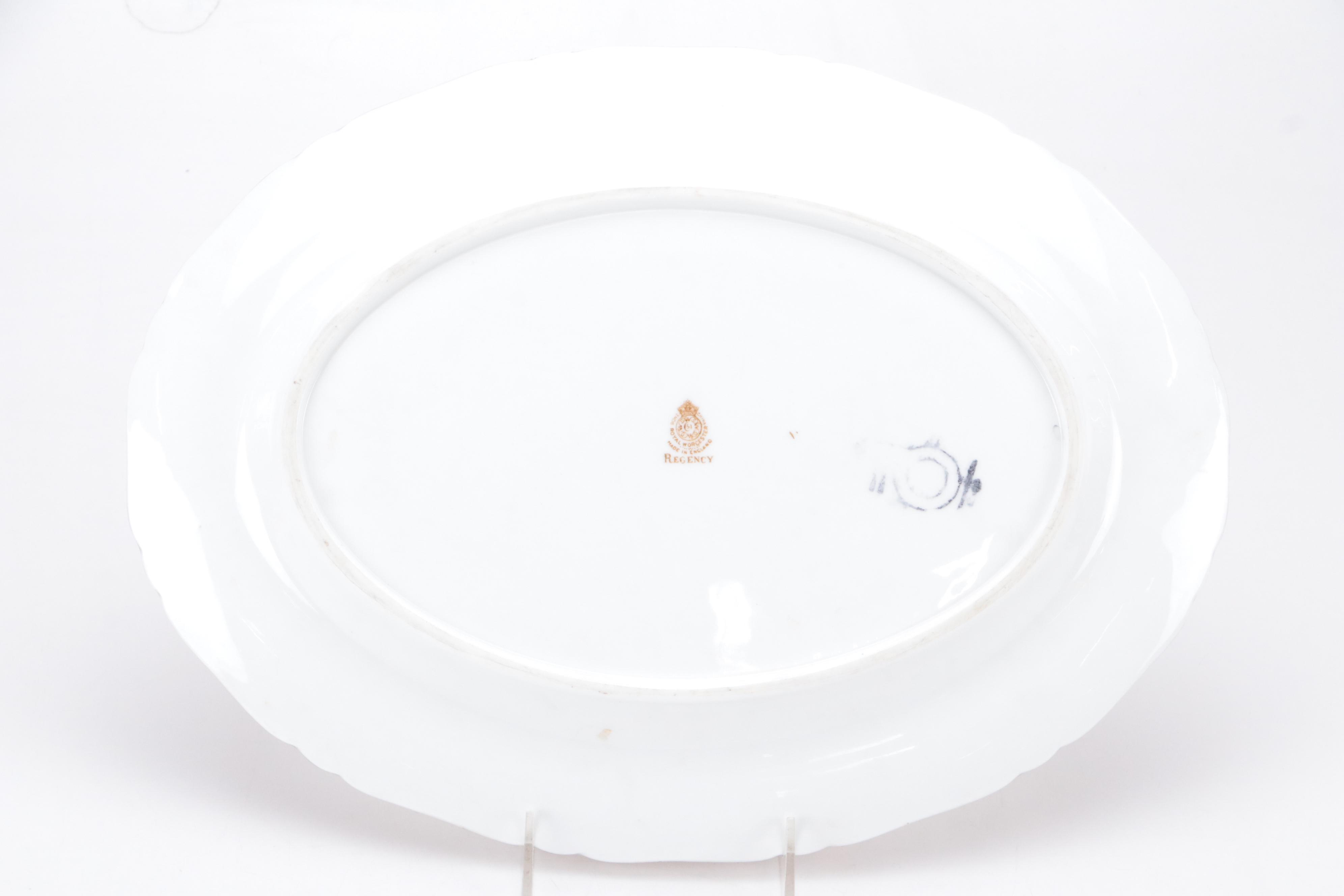 Royal Worcester "Regency Ruby" Bone China Dinnerware