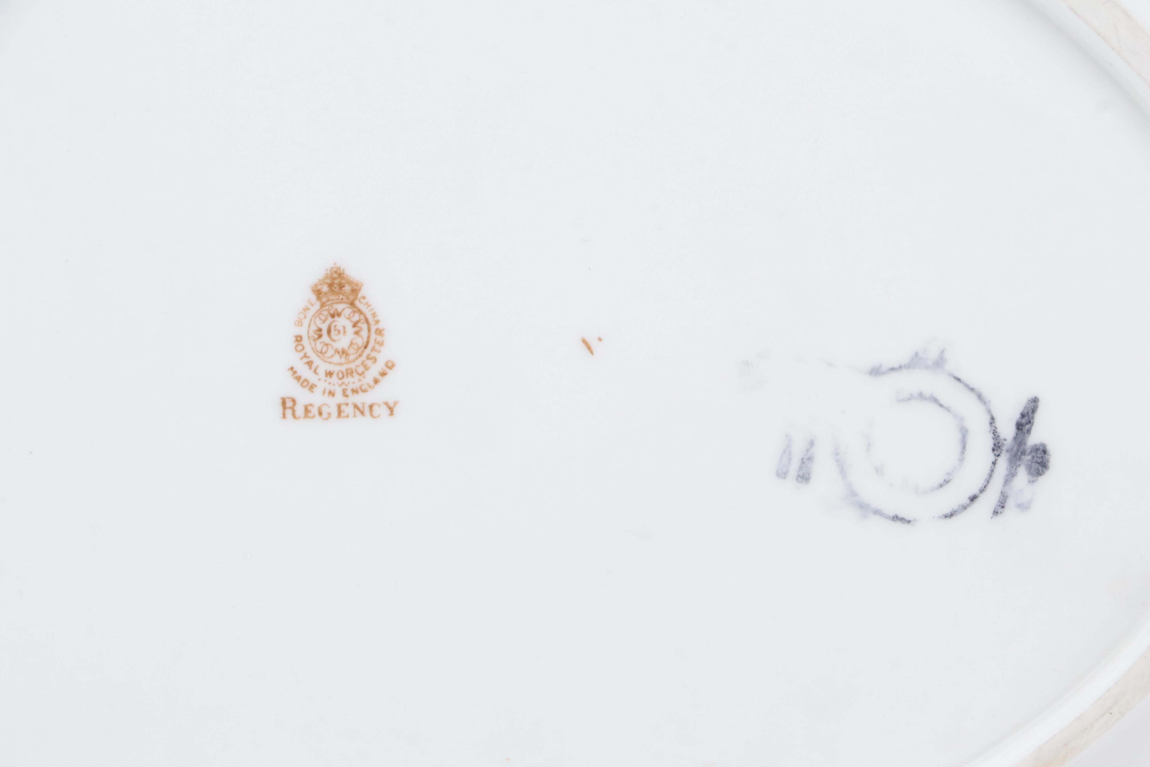 Royal Worcester "Regency Ruby" Bone China Dinnerware