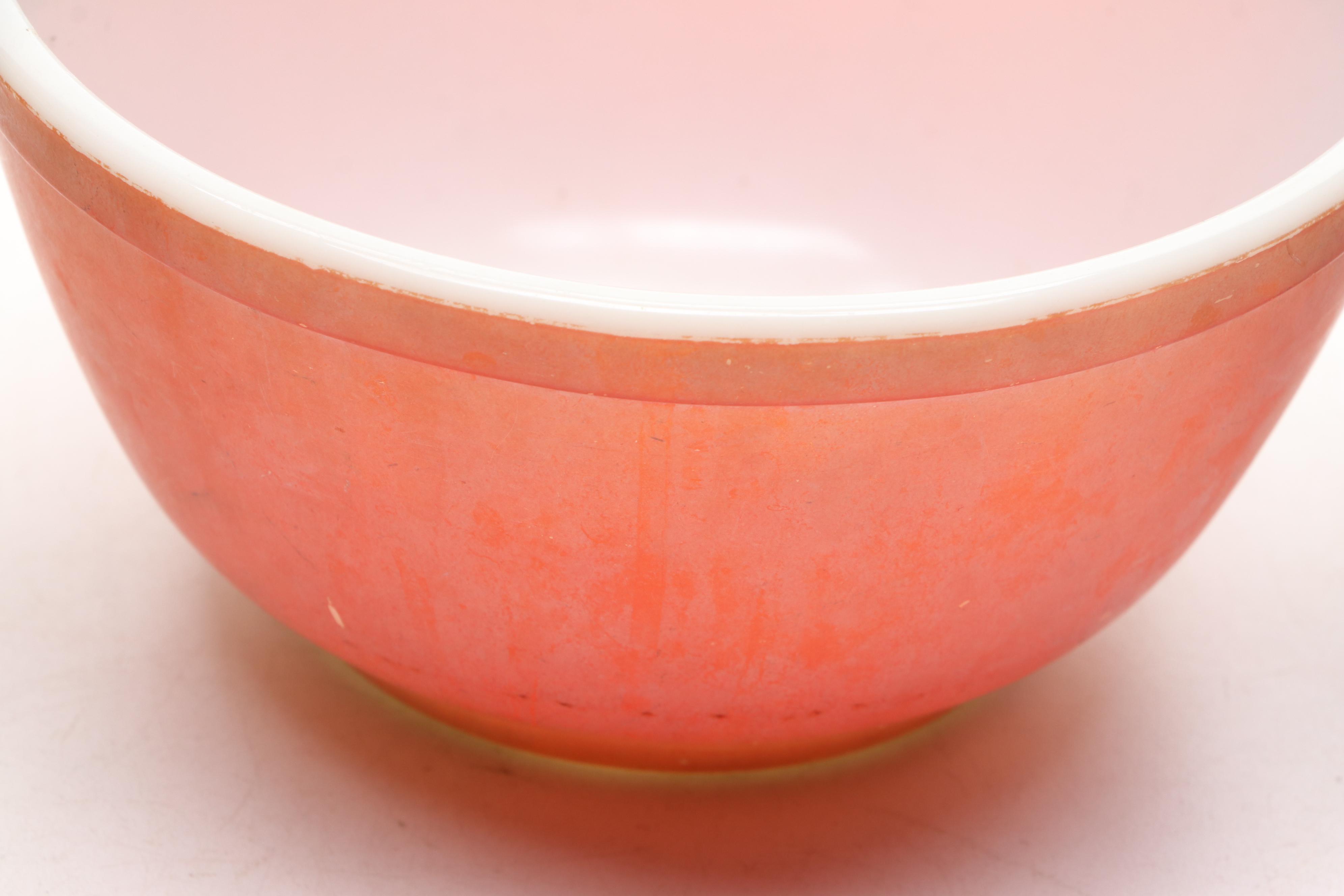 Pyrex "Primary" Glass Mixing Bowls, Mid-20th Century