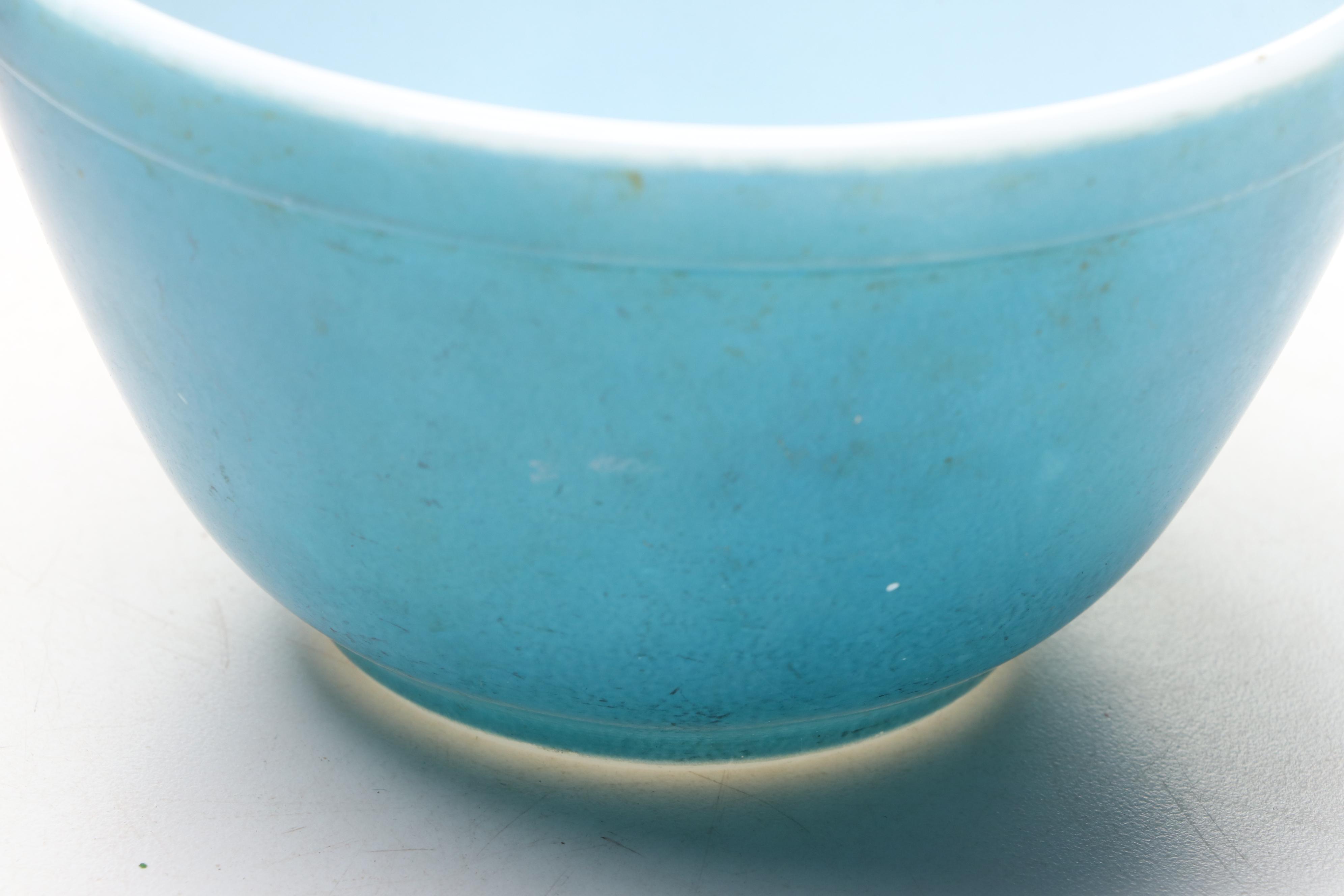 Pyrex "Primary" Glass Mixing Bowls, Mid-20th Century